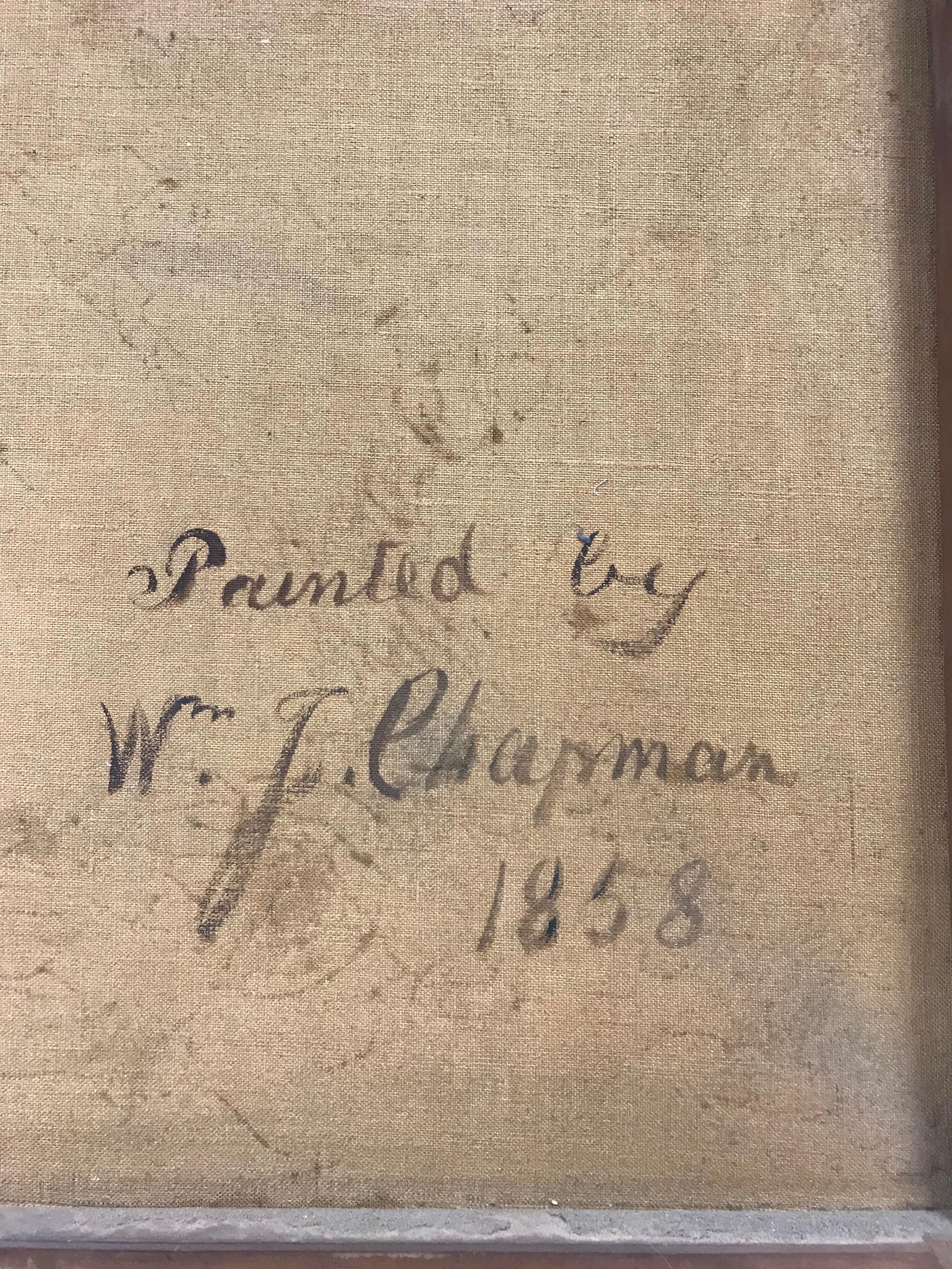 Ritratto gallese del 1850 di un gentiluomo di campagna, firmato e datato 1858 1