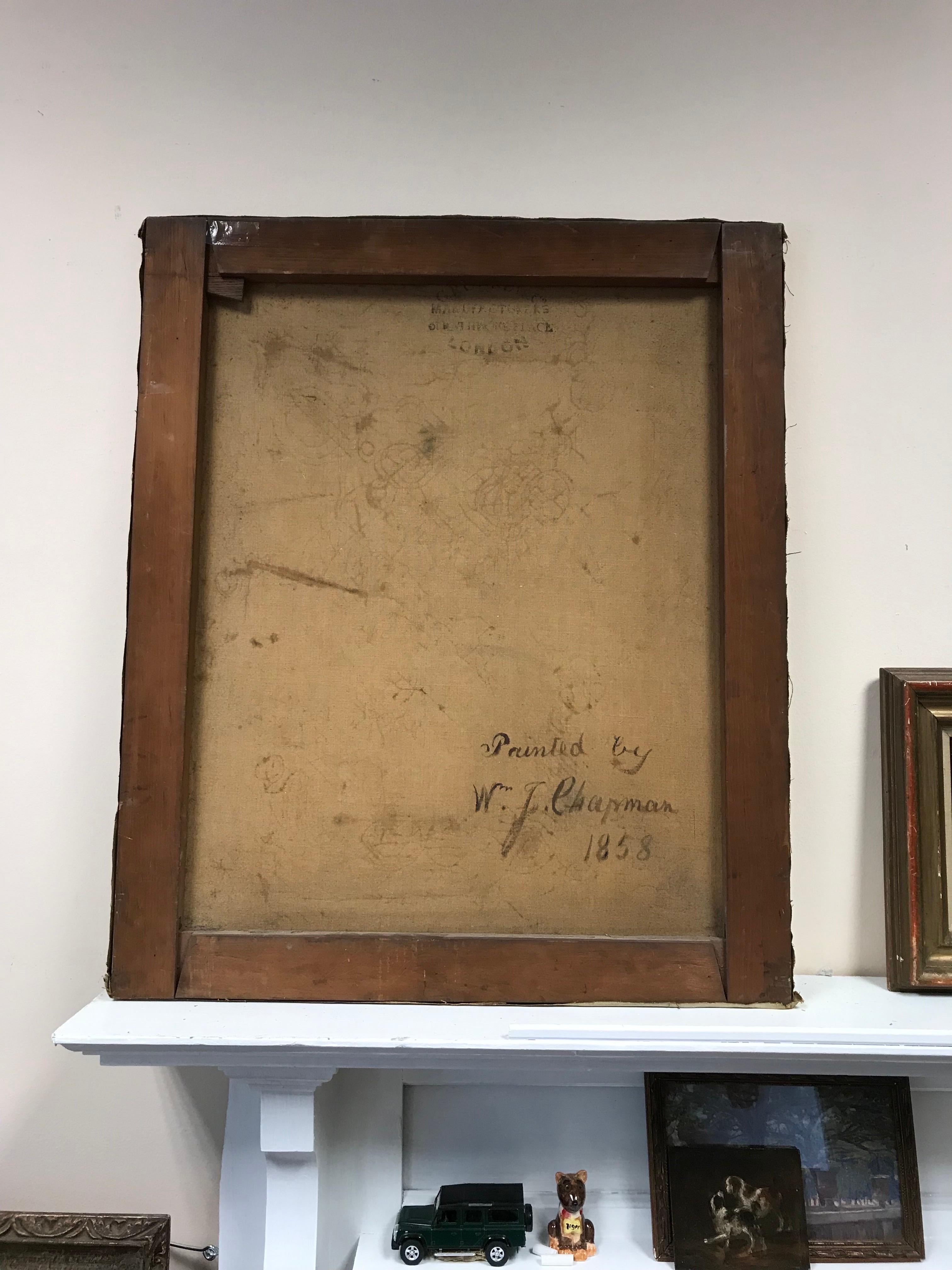 Ritratto gallese del 1850 di un gentiluomo di campagna, firmato e datato 1858 2