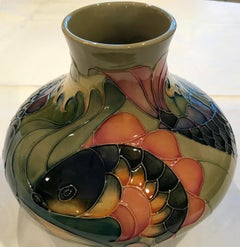 W. J. Moorcroft “Carp” Vase by Sally Tuffin, circa 1990