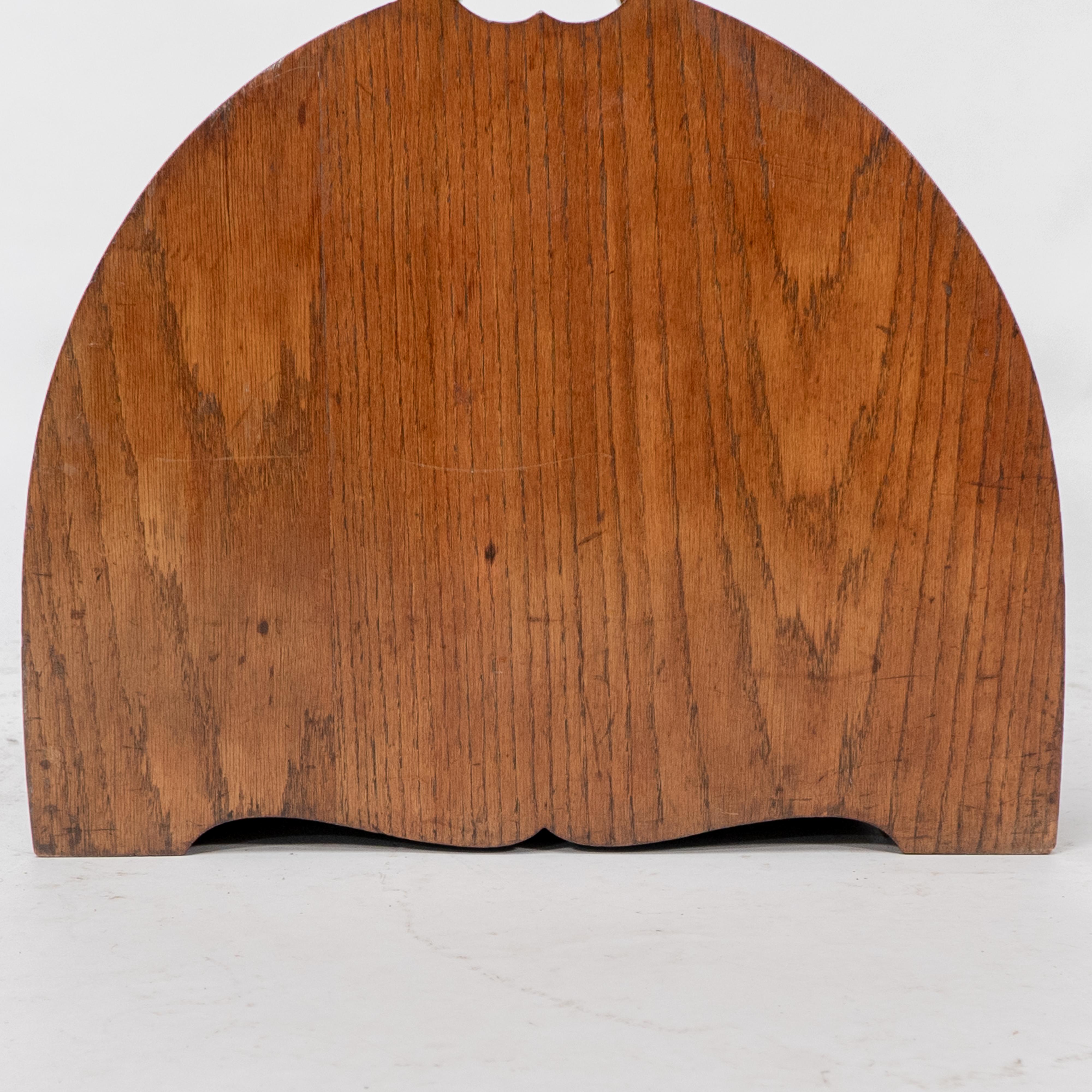 W J Neatby attri. An Arts & Crafts oak coal box with stylized carrying handles For Sale 9