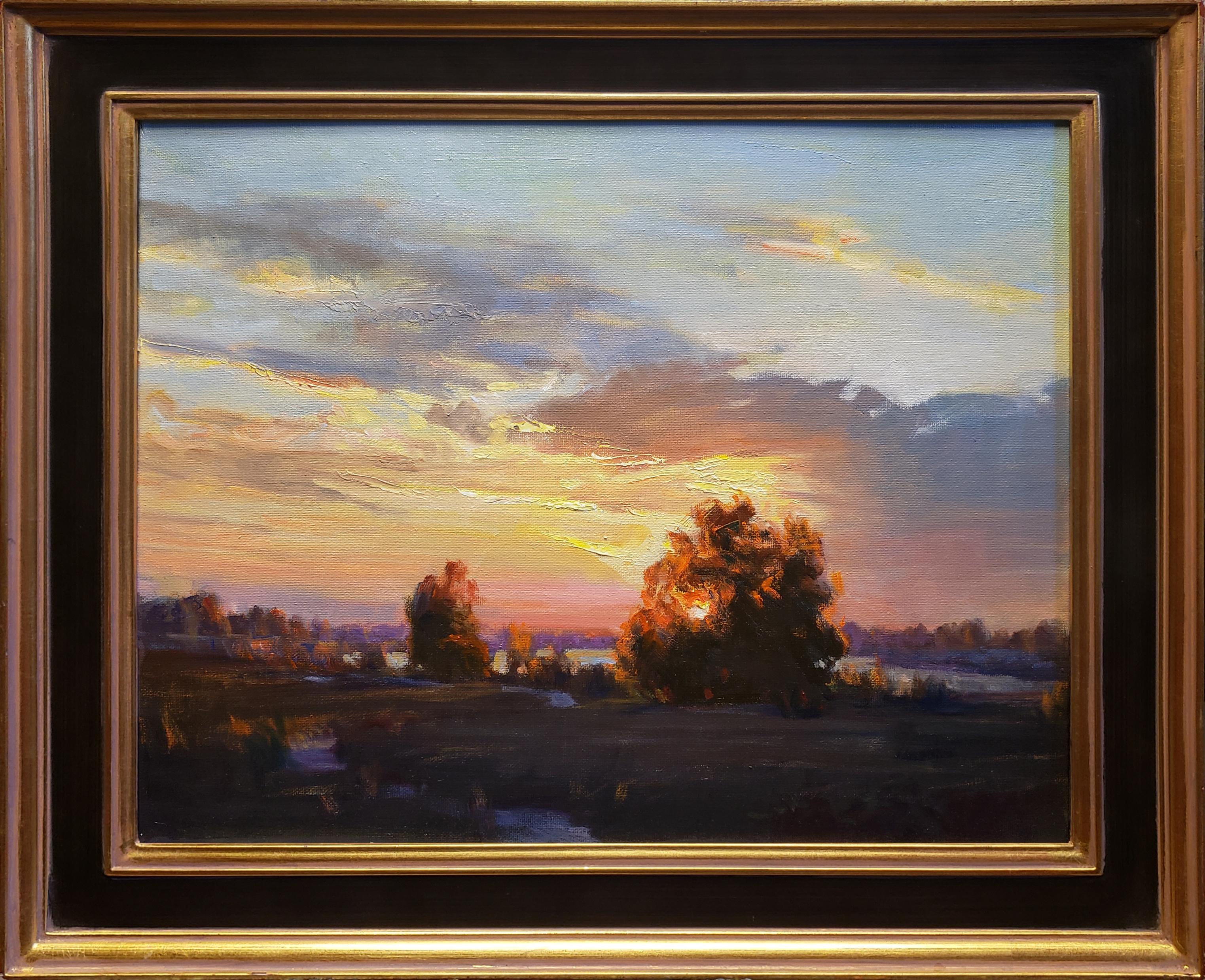 Sunset over the Lake; Peck Road Park, Arcadia
