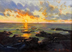 Sunset over the Sea; Crescent City, CA