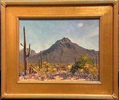 "Golden Gate Morning, Tucson, AZ", by W. Jason Situ, Desert Landscape Painting