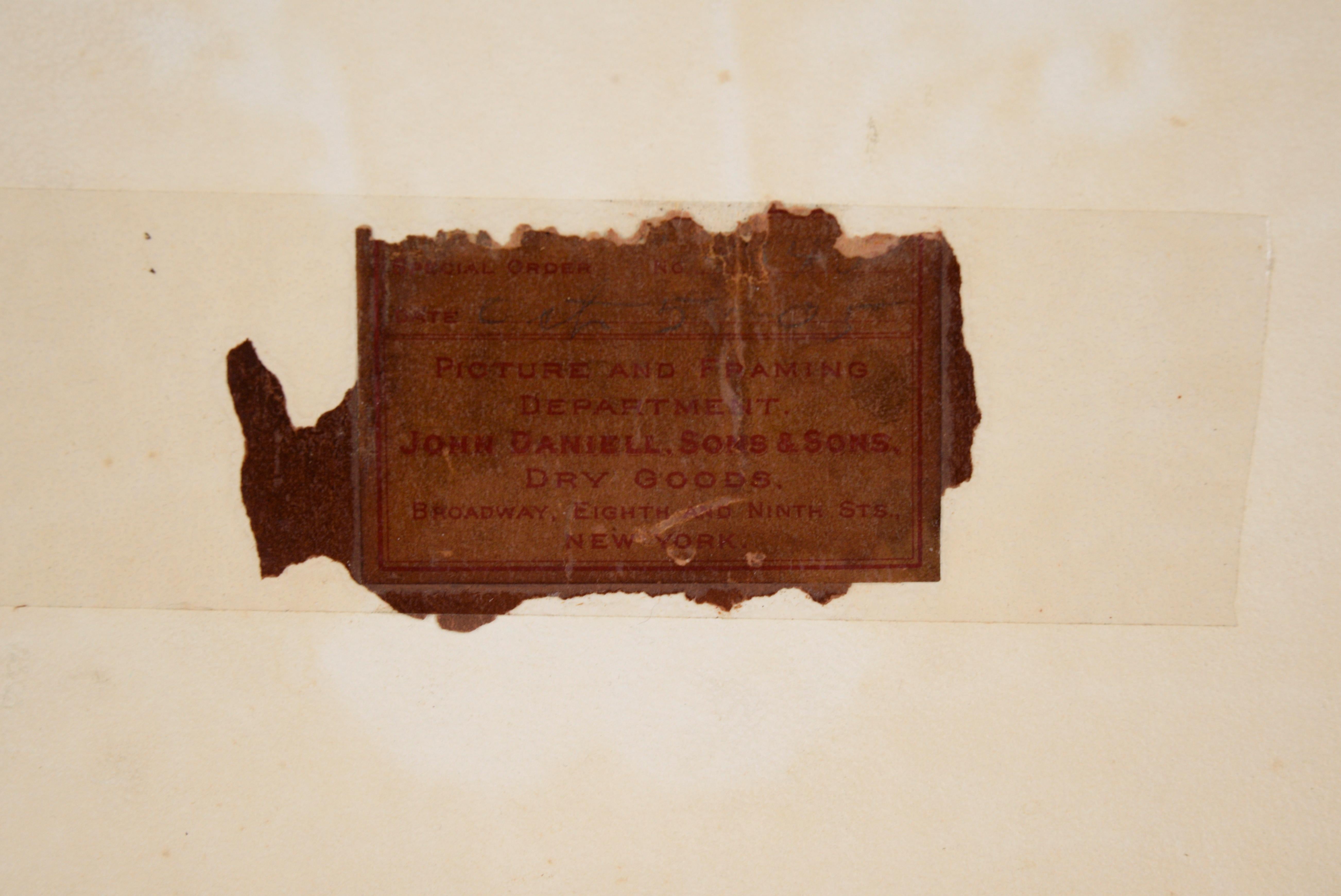 Valle alberata e montagne a West Brighton Staten Island Acquerello 1905 in vendita 8