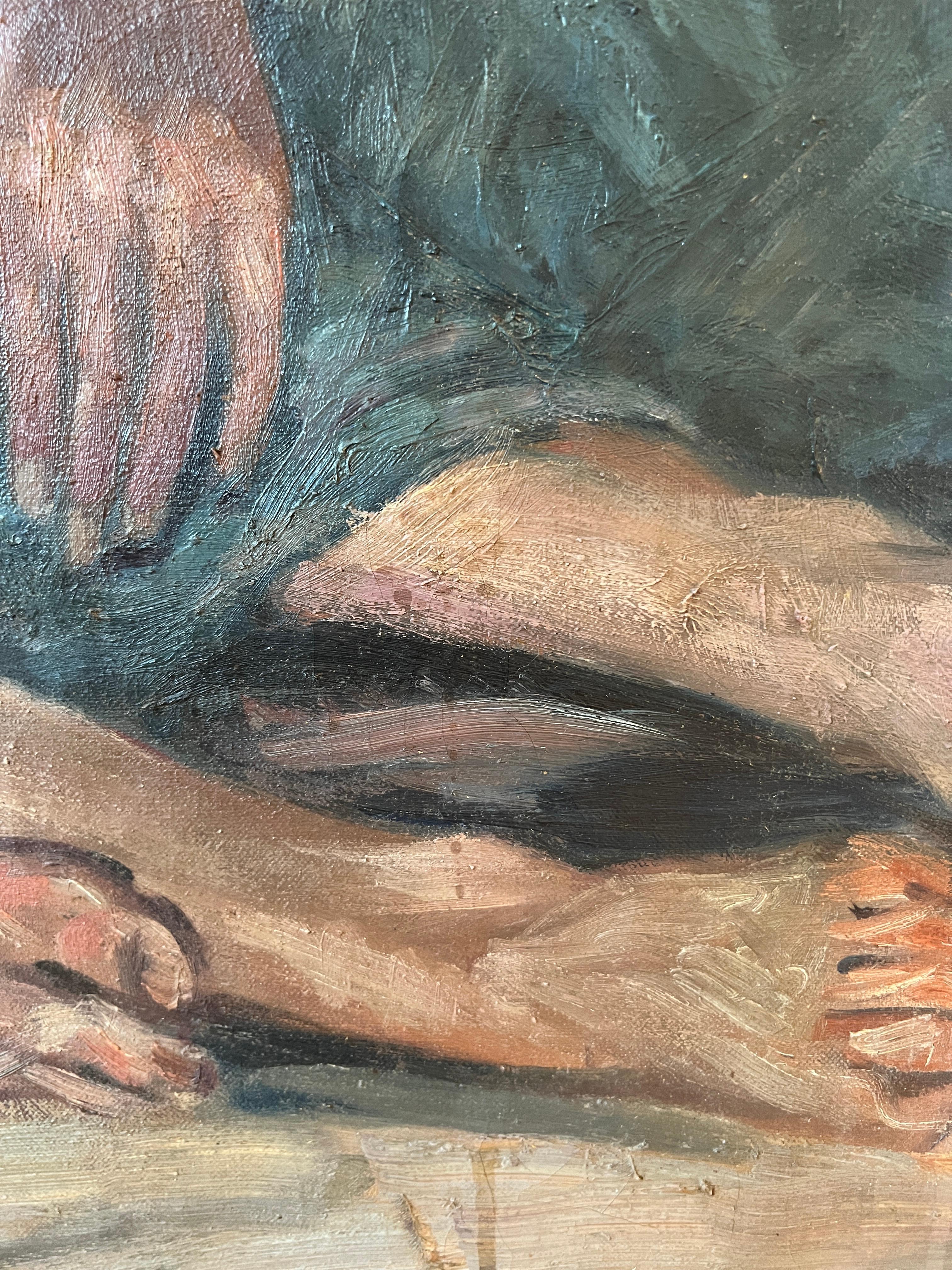 Young girls at rest For Sale 3