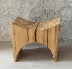W Oak Stool by Idaaf Architects