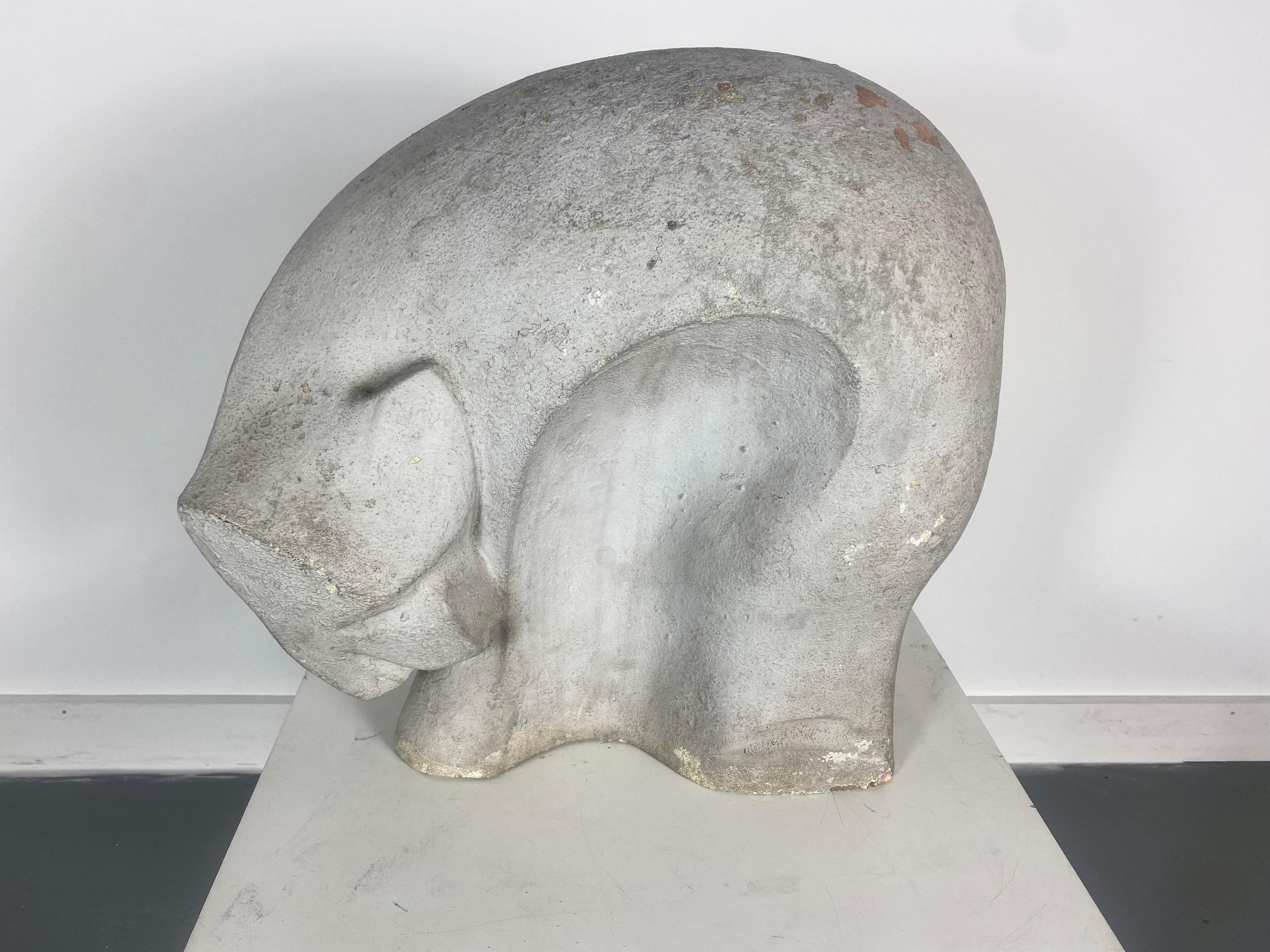 Terrakotta-Skulptur „BEAR“ im Stil von W P, Art déco, Modern (Mitte des 20. Jahrhunderts) im Angebot