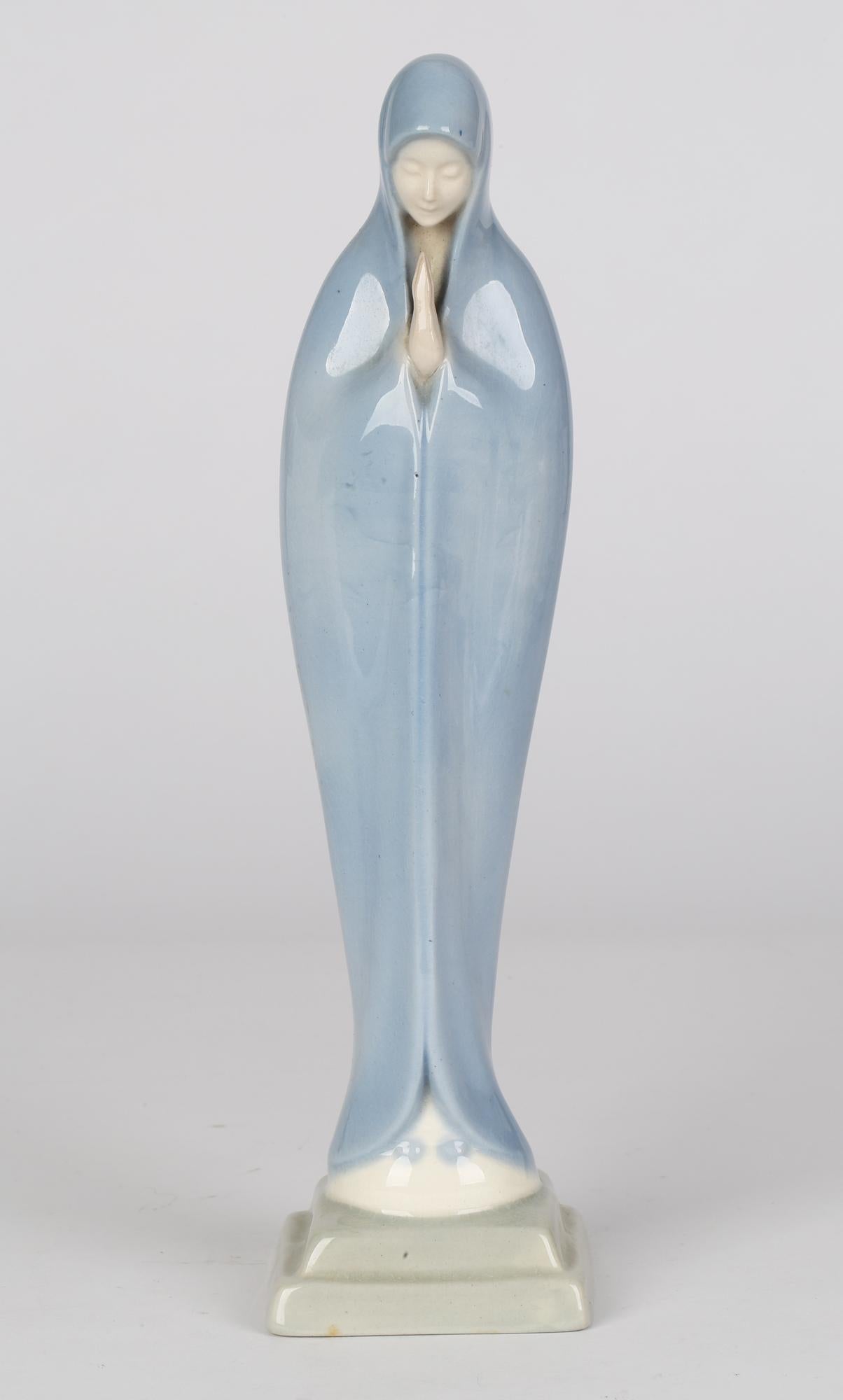 W R Midwinter, Burslem Mid-Century Ceramic Figure of the Virgin Mary 1
