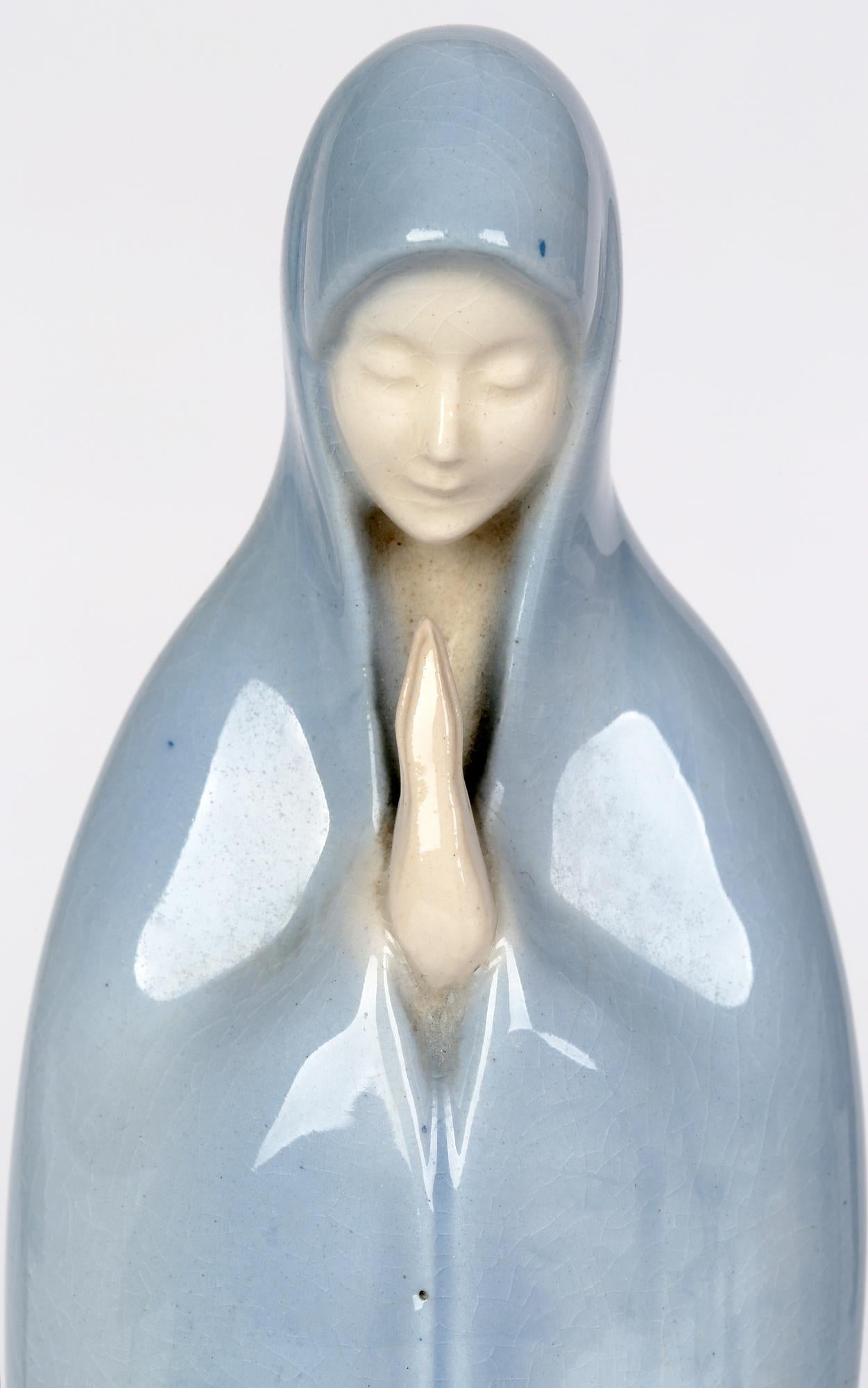 W R Midwinter, Burslem Mid-Century Ceramic Figure of the Virgin Mary 2