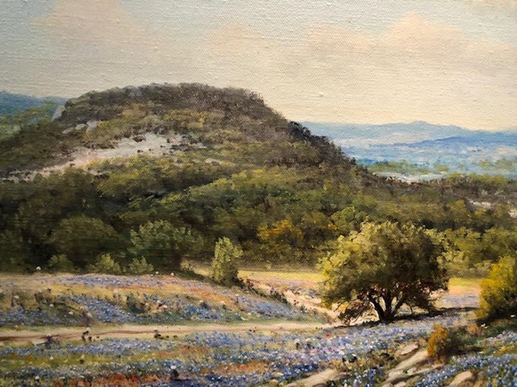 Texas Field - Painting by W. R. Thrasher