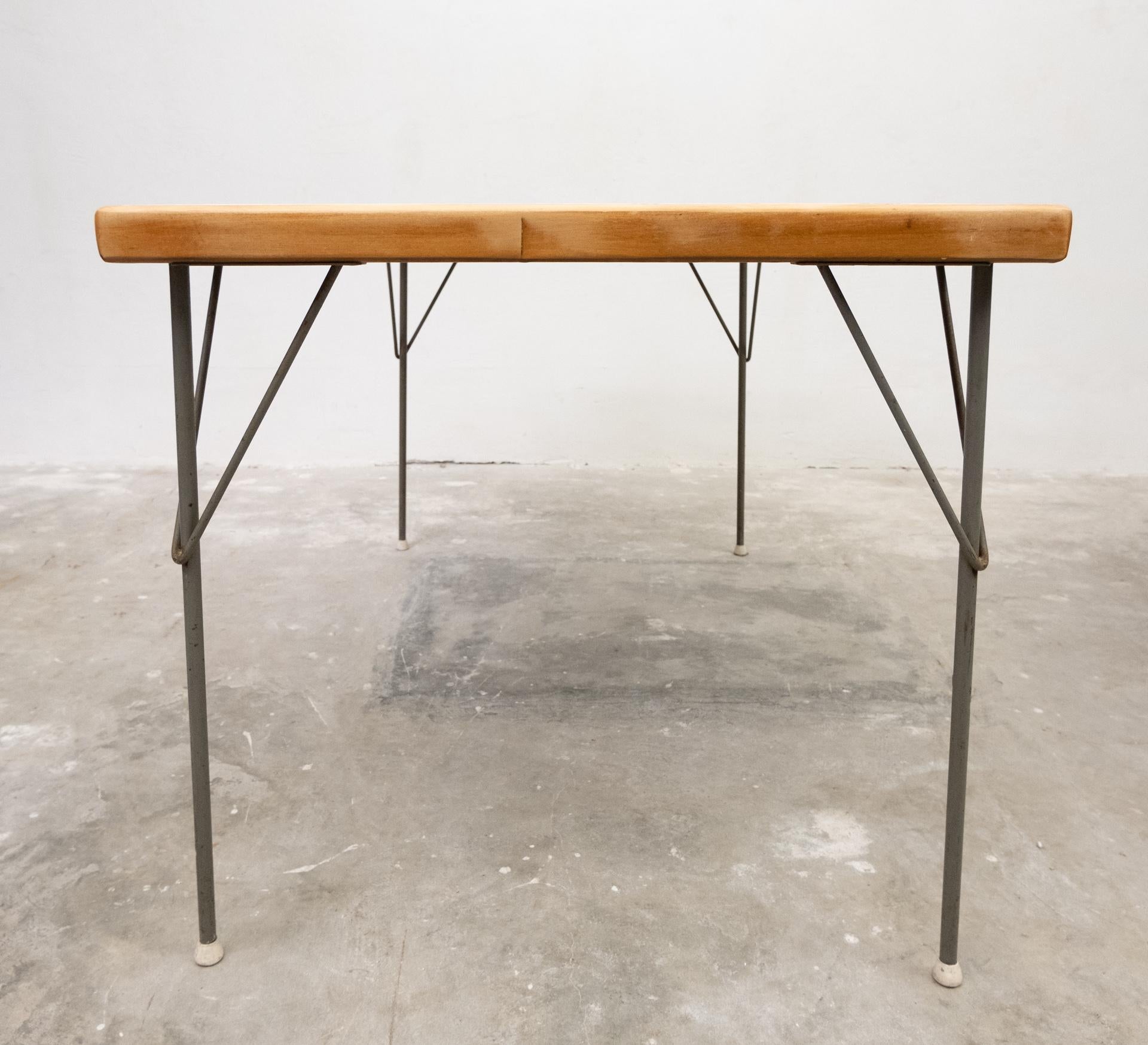 W Rietveld Dining Table by Gispen Culenborg, Holland, 1950s 1