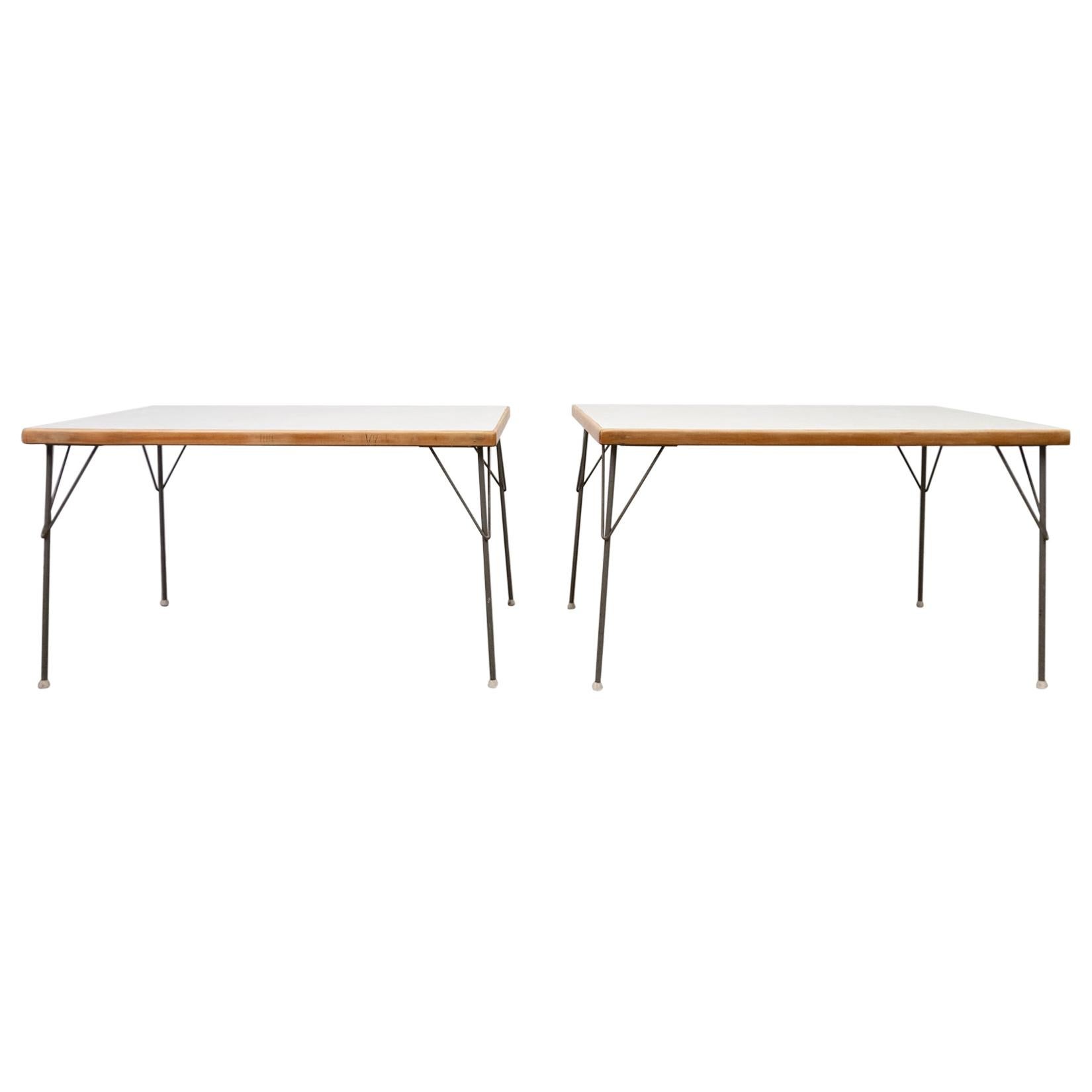 W Rietveld Dining Table by Gispen Culenborg, Holland, 1950s