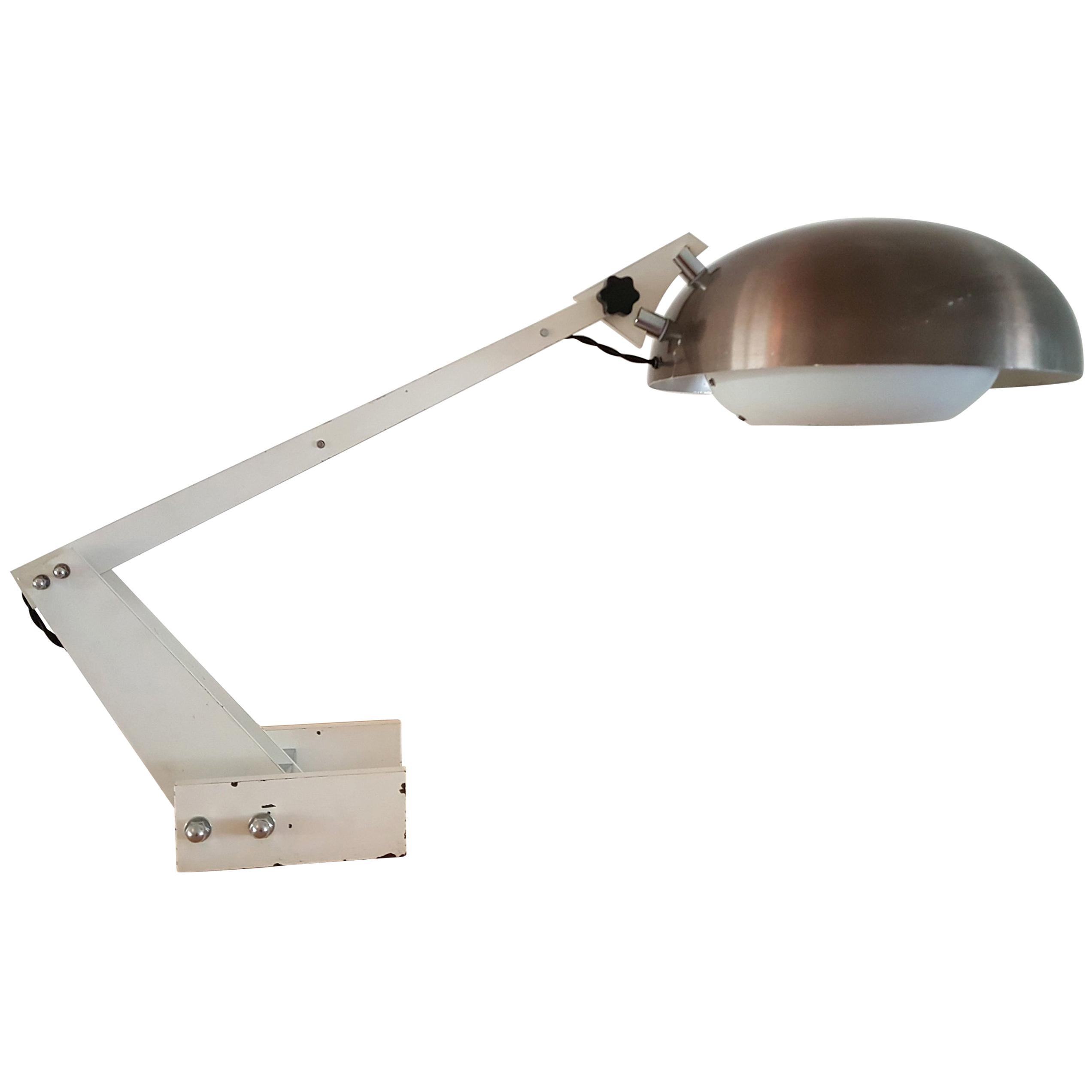 W. Rietveld Industrial Desk Lamp, circa 1960