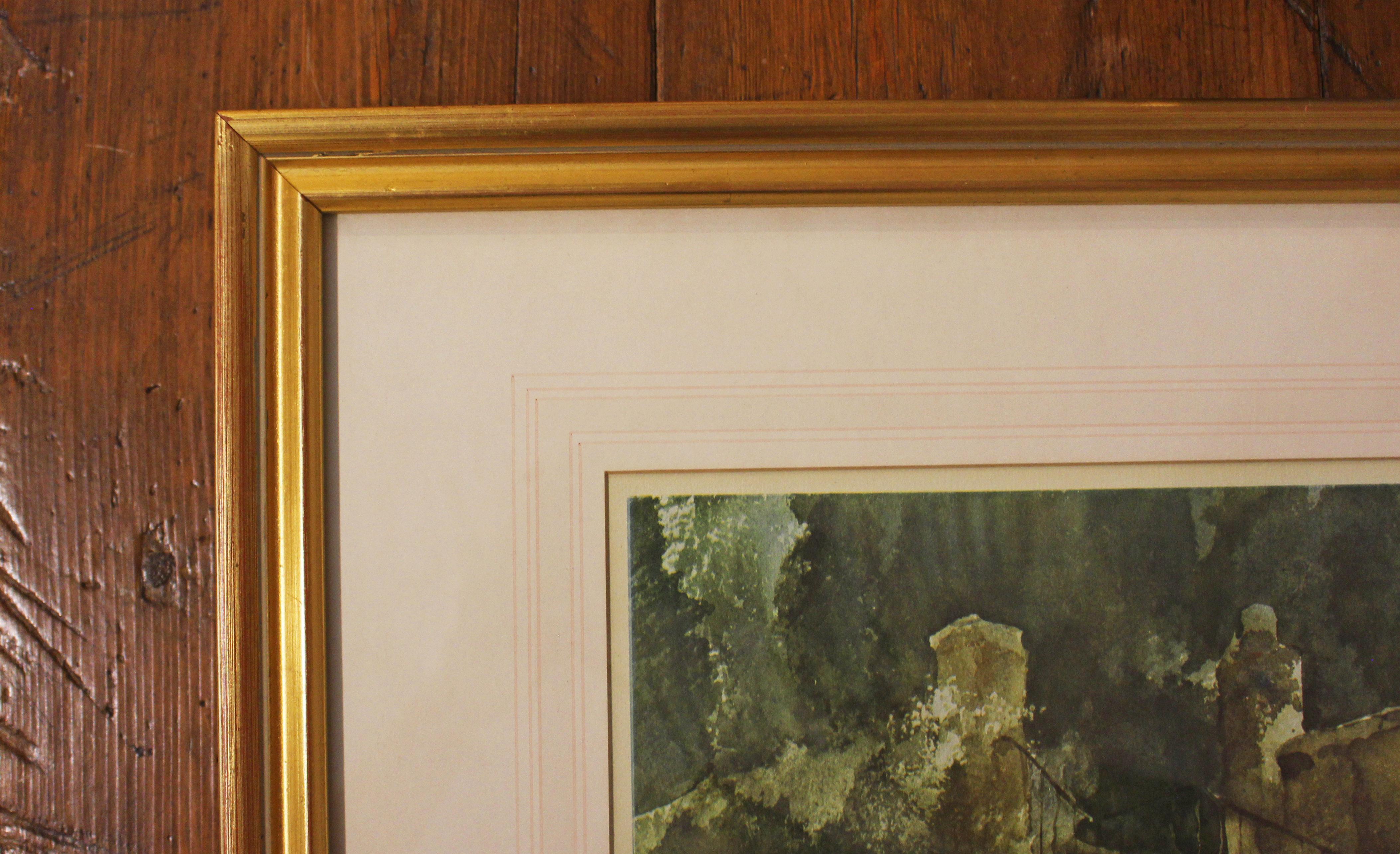 W. Russell Flint Mitte des 20. Jahrhunderts Signierter Aquarelldruck (Romantik) im Angebot