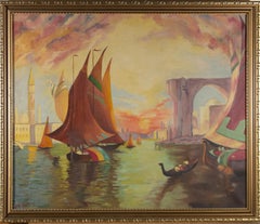 W. S. Howell - 1969 Oil, Middle Eastern Sunset