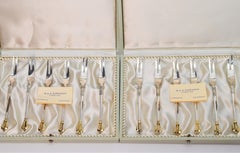W. & S. Sorensen Denmark Sterling Silver Cocktail Forks