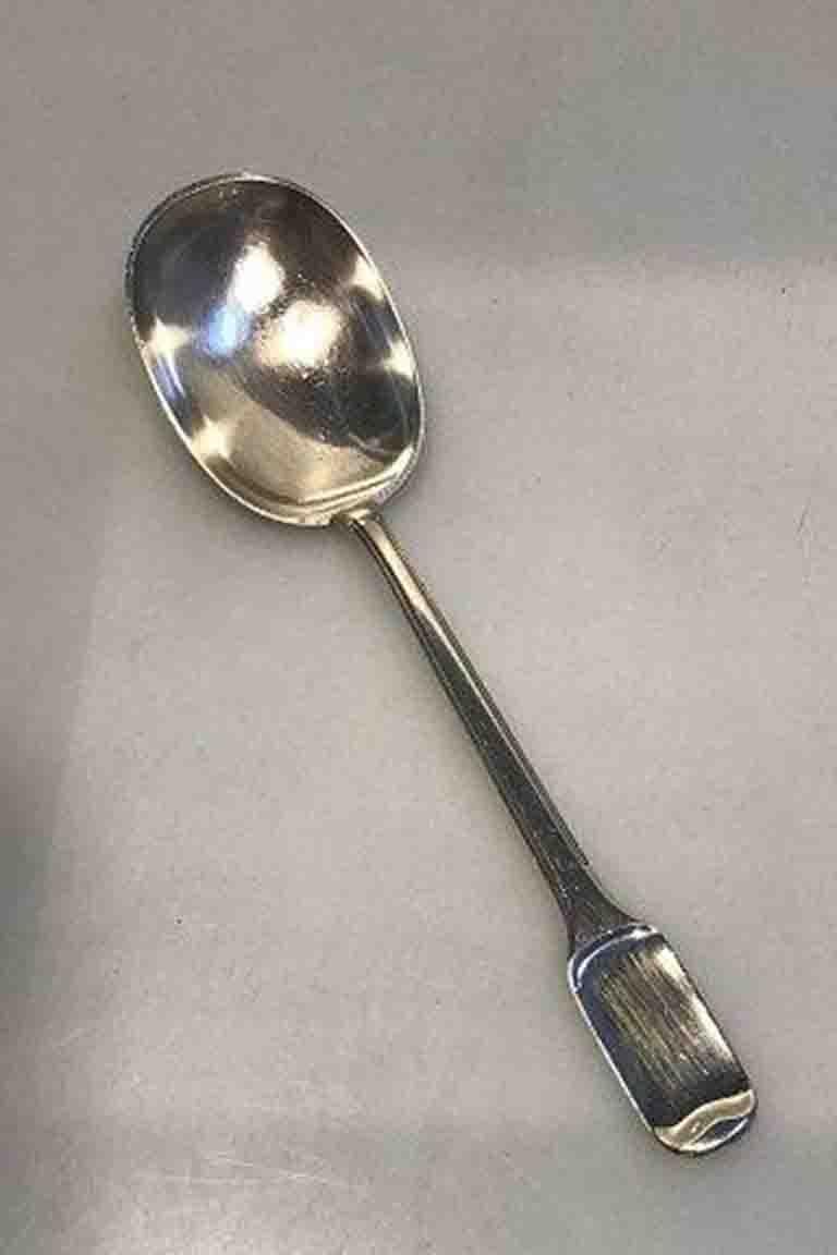 W & S. Sorensen silver old Danish serving spoon 

Measures 21 cm(8 17/64 in)