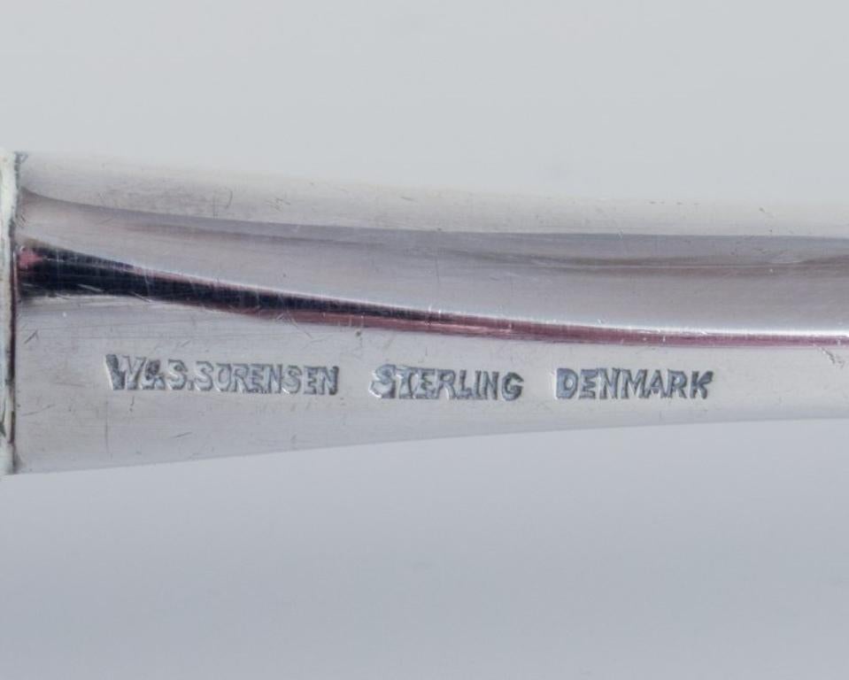 20th Century W & S Sørensen, Danish silversmith, 