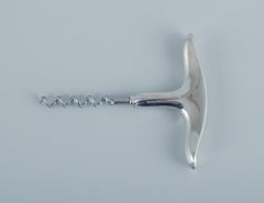 W & S Sørensen. "Patricia" corkscrew in sterling silver and stainless steel