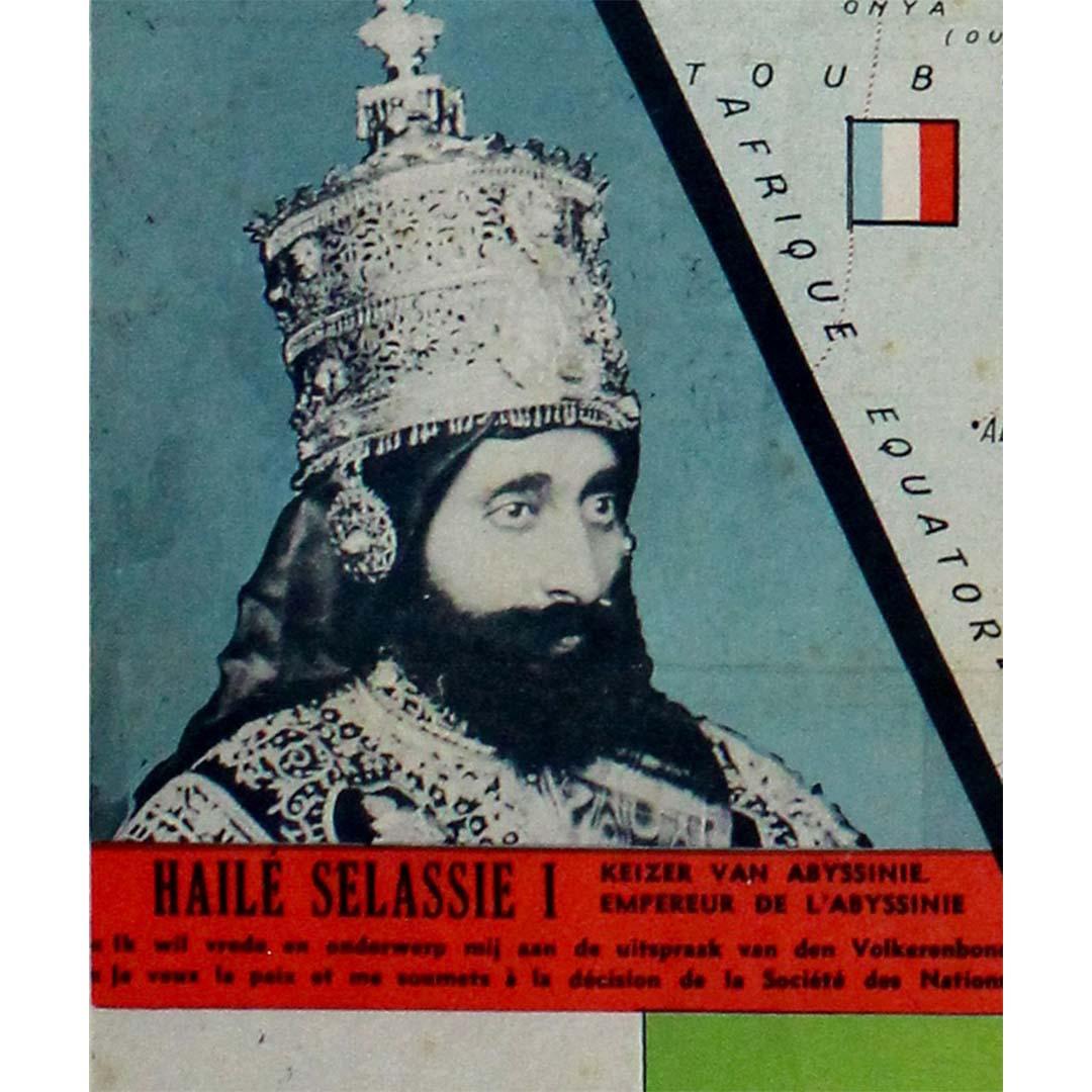 Circa 1935 propaganda poster by W. Seghers - Abyssinie For Sale 2