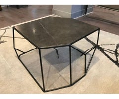 Floor Sample Henge W Coffee Table in Stone Designed By Massimo Castagna