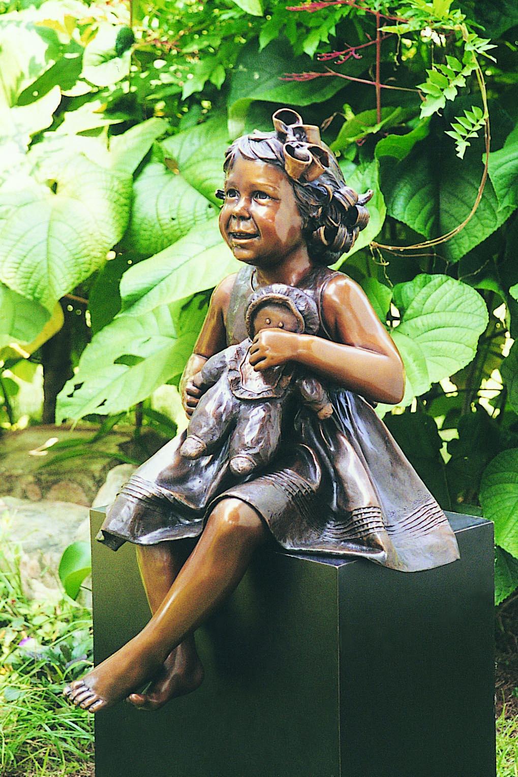 W Stanley Proctor Figurative Sculpture - LULLABY