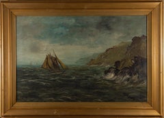 Antique W. Sugden - Late 19th Century Oil, Approaching The Shore