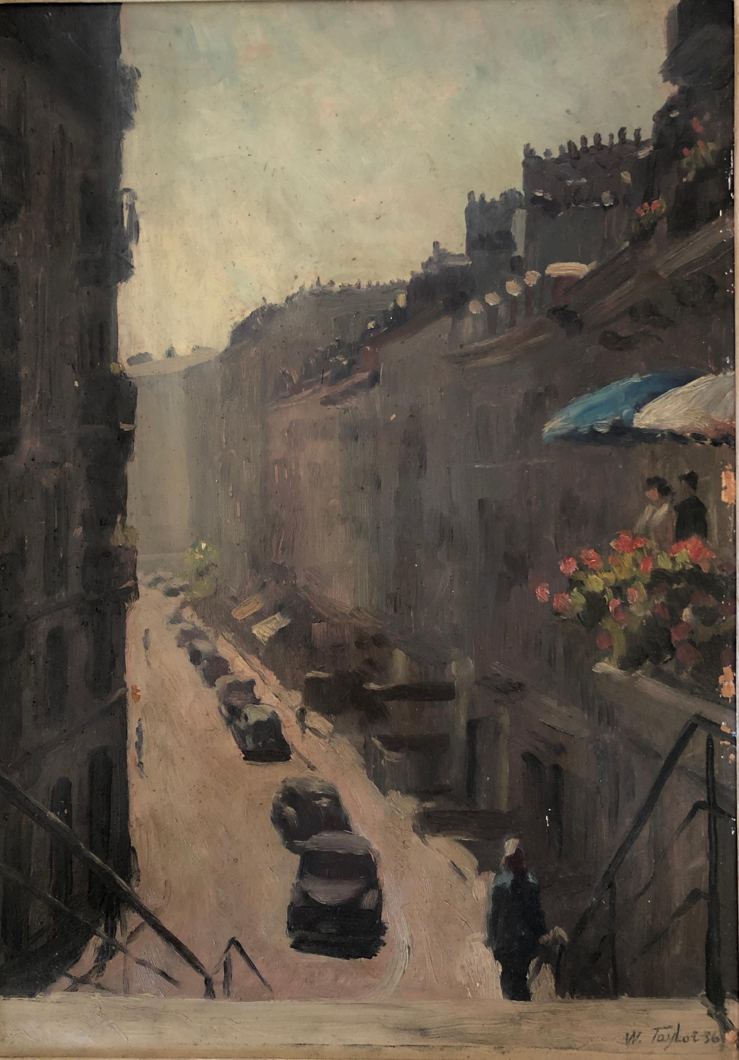 W. Taylor Landscape Painting – Paris