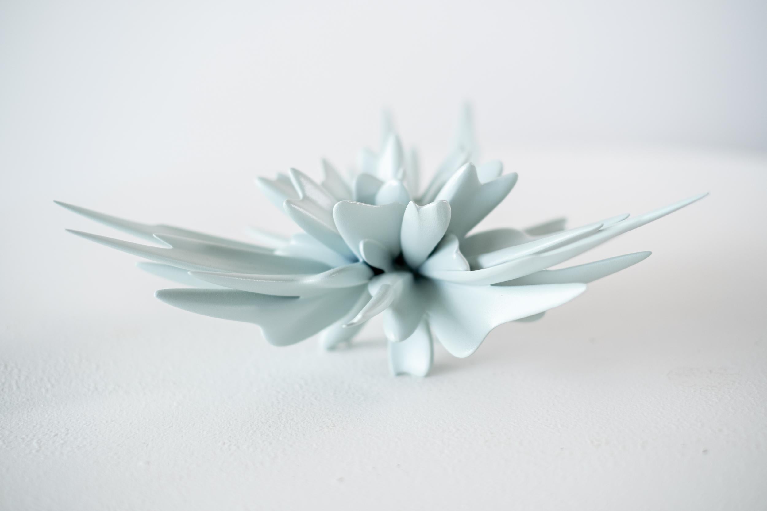 Gen-Form Study No.7 - contemporary, abstract, indoor resin sculpture - Gray Abstract Sculpture by W.W. Hung