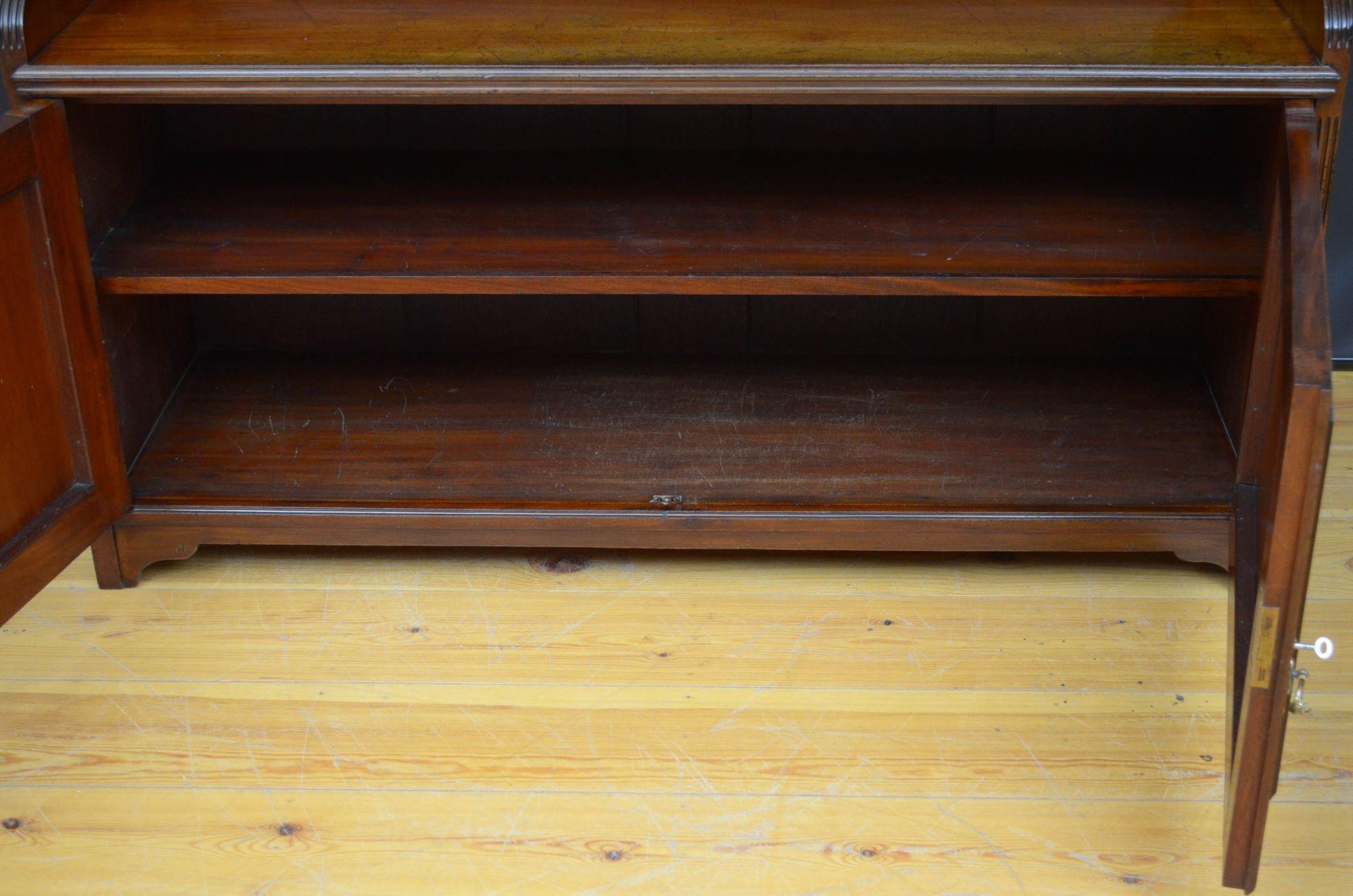 W. Walker & Sons Solid Mahogany Bookcase 7