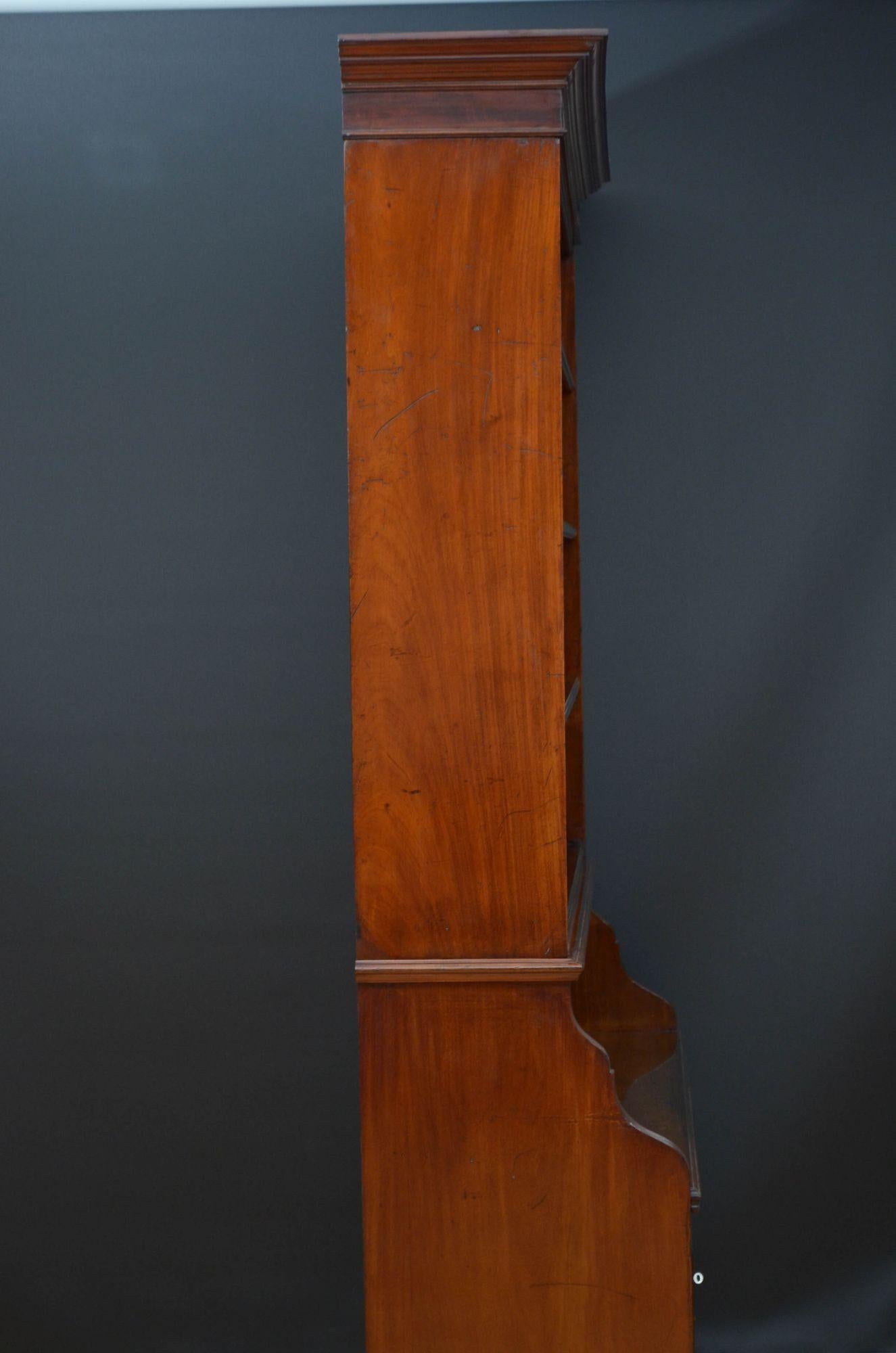 W. Walker & Sons Solid Mahogany Bookcase 9