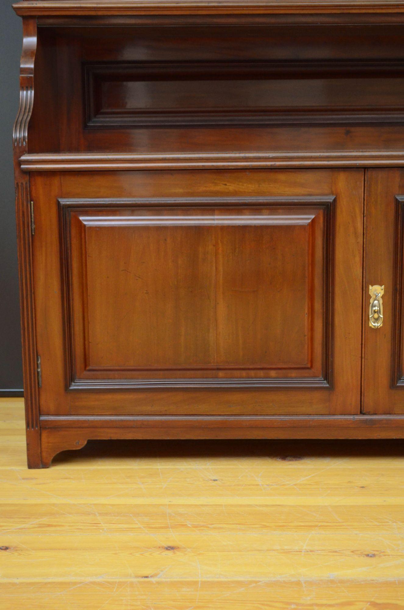 W. Walker & Sons Solid Mahogany Bookcase 4