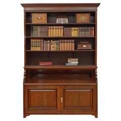 W. Walker & Sons Solid Mahogany Bookcase