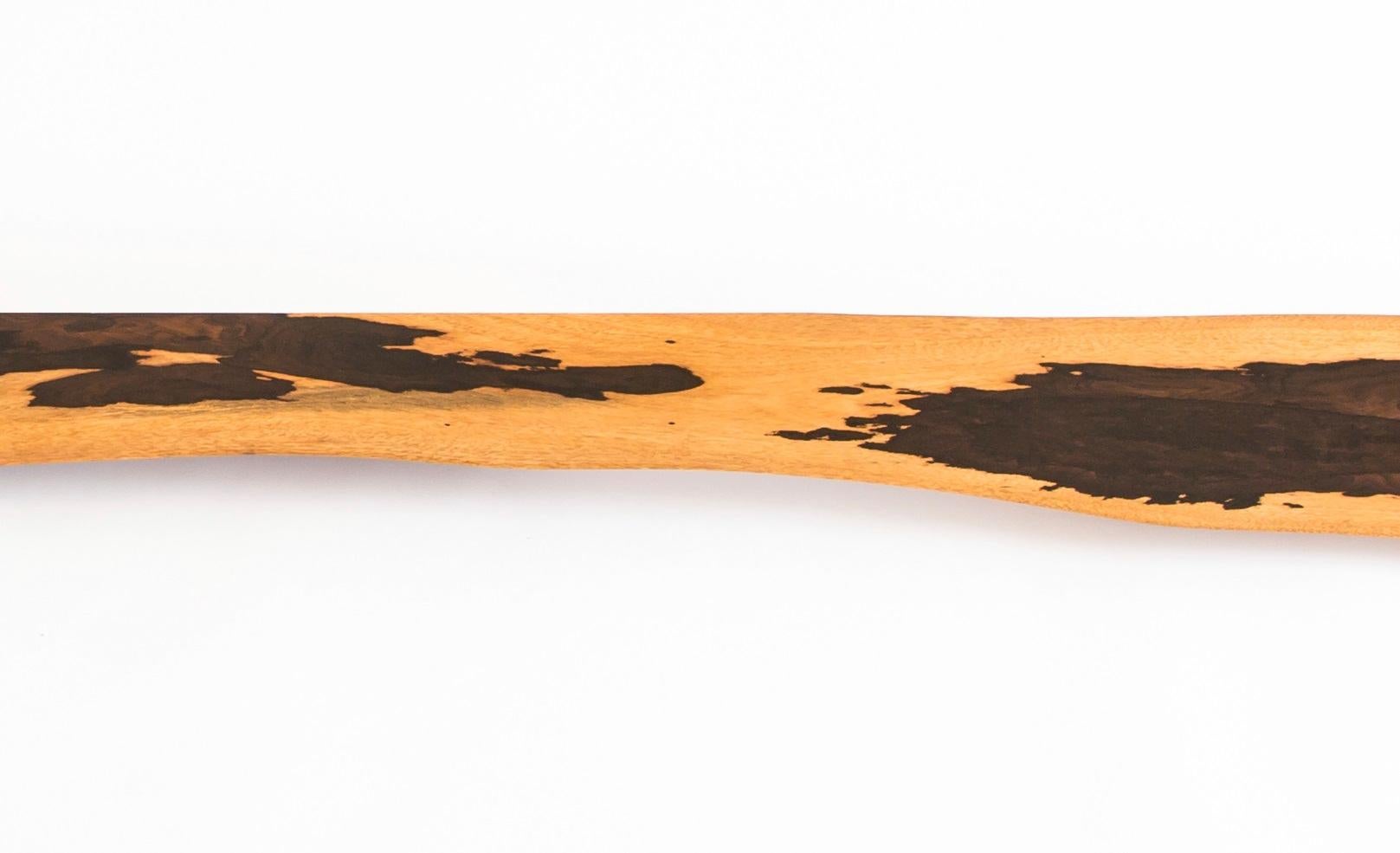 German W1062 Wall Hanging Shelf in Ziricote Wood by Jörg Pietschmann For Sale