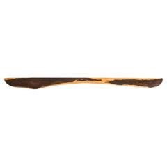 W1062 Wall Hanging Shelf in Ziricote Wood by Jörg Pietschmann
