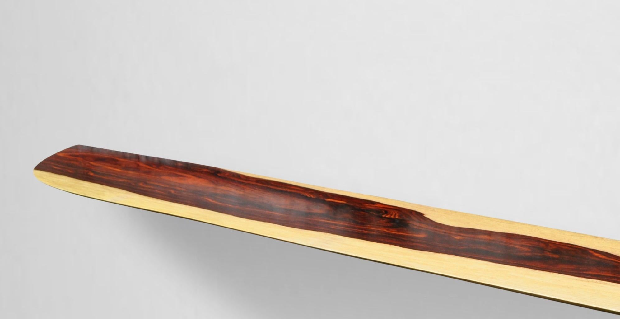 W1121 Wandregal zum Aufhängen aus Cocobolo-Holz von Jörg Pietschmann (Postmoderne) im Angebot