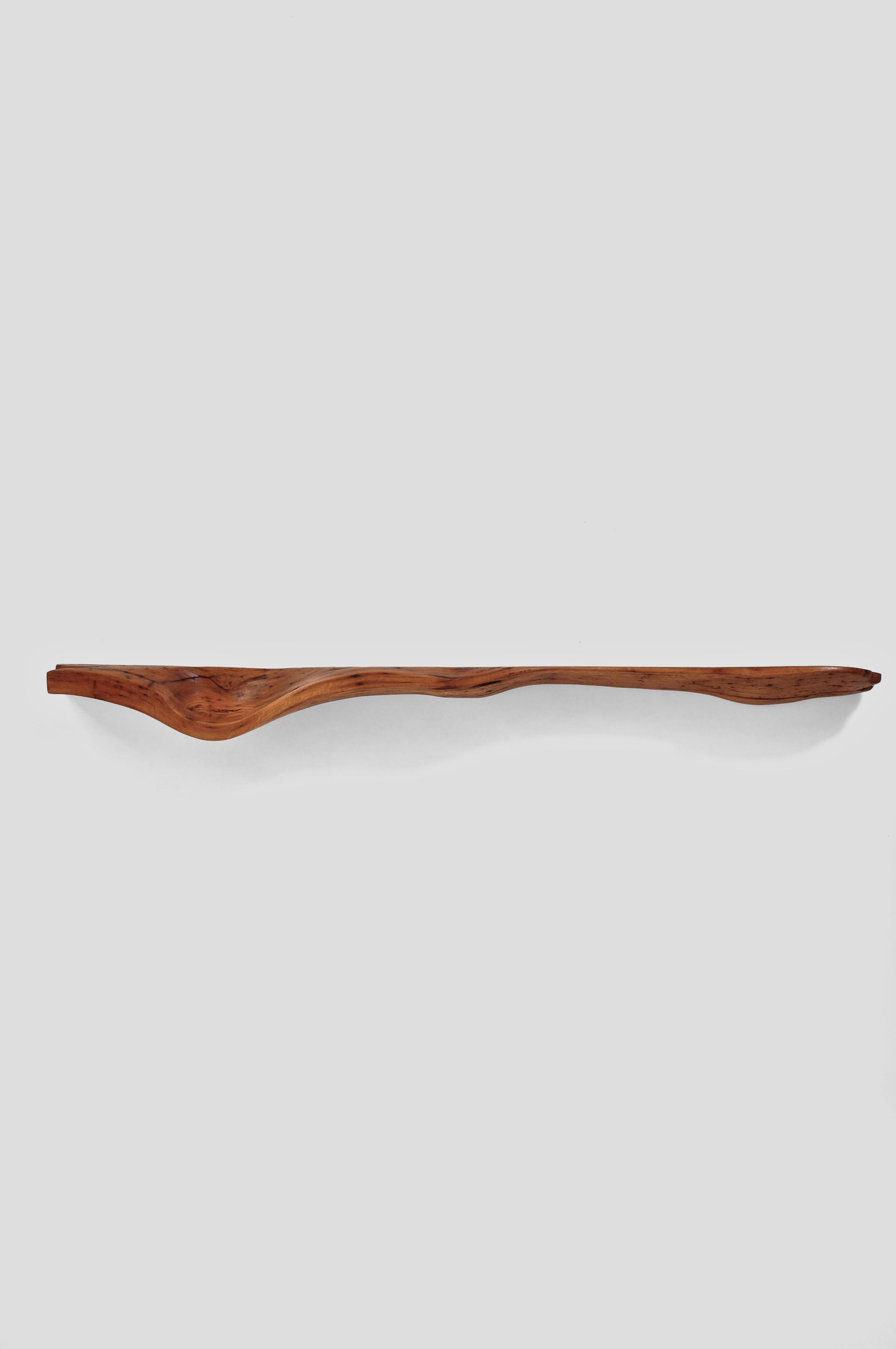 XXI secolo e contemporaneo W1214 Wall Hanging Shelf in Natural Oak Wood by Jörg Pietschmann in vendita