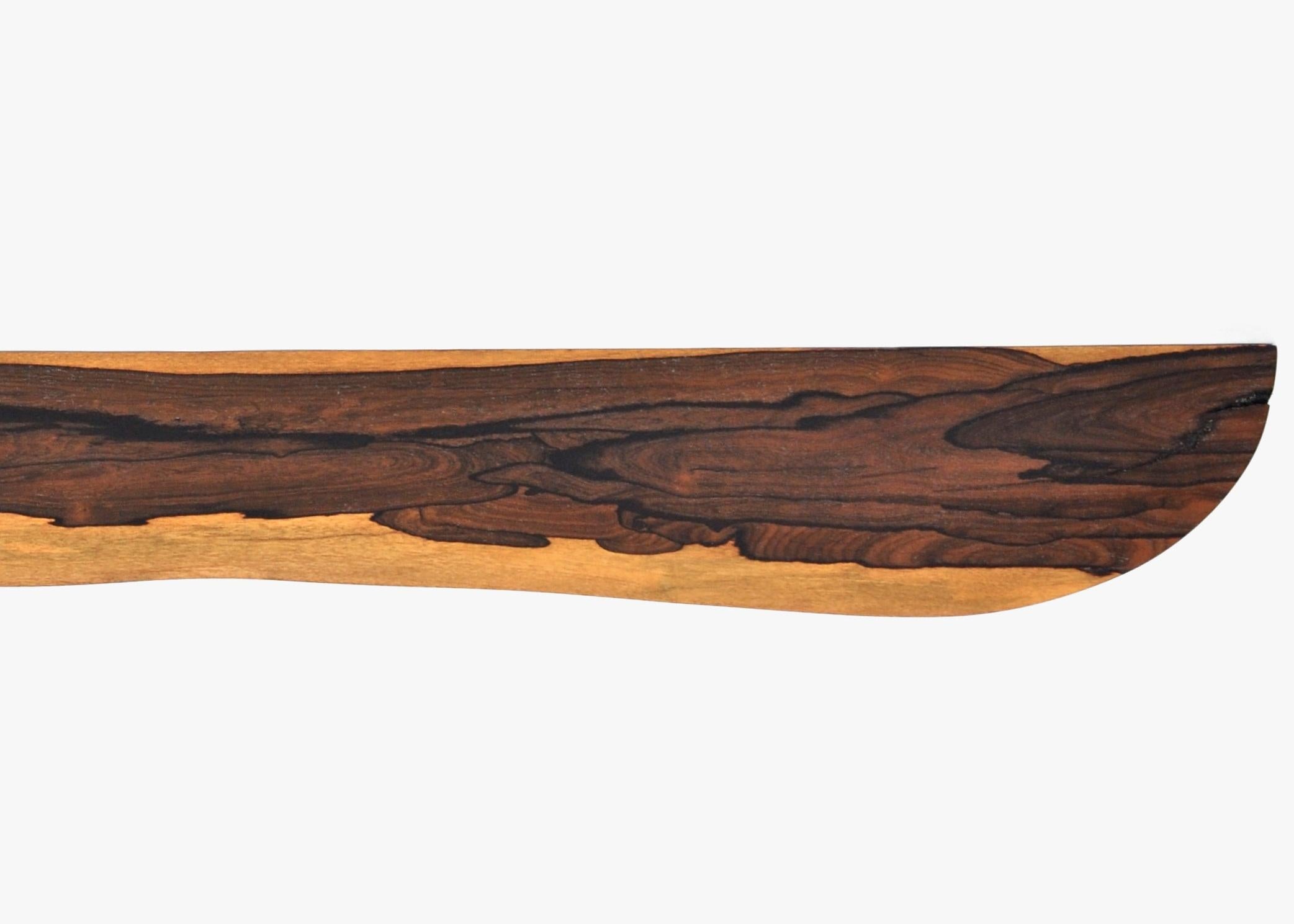 Post-Modern W1234 Wall Hanging Shelf in Zirikote Wood by Jörg Pietschmann For Sale