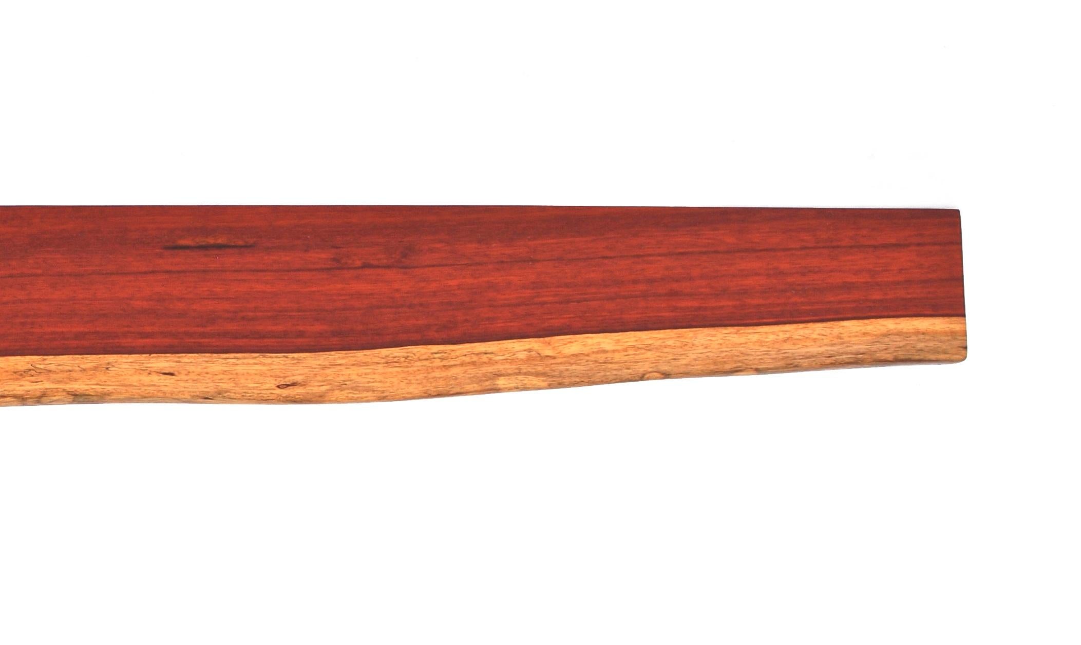 W1244 Estantería colgante de madera de Padouk de Jörg Pietschmann Posmoderno en venta