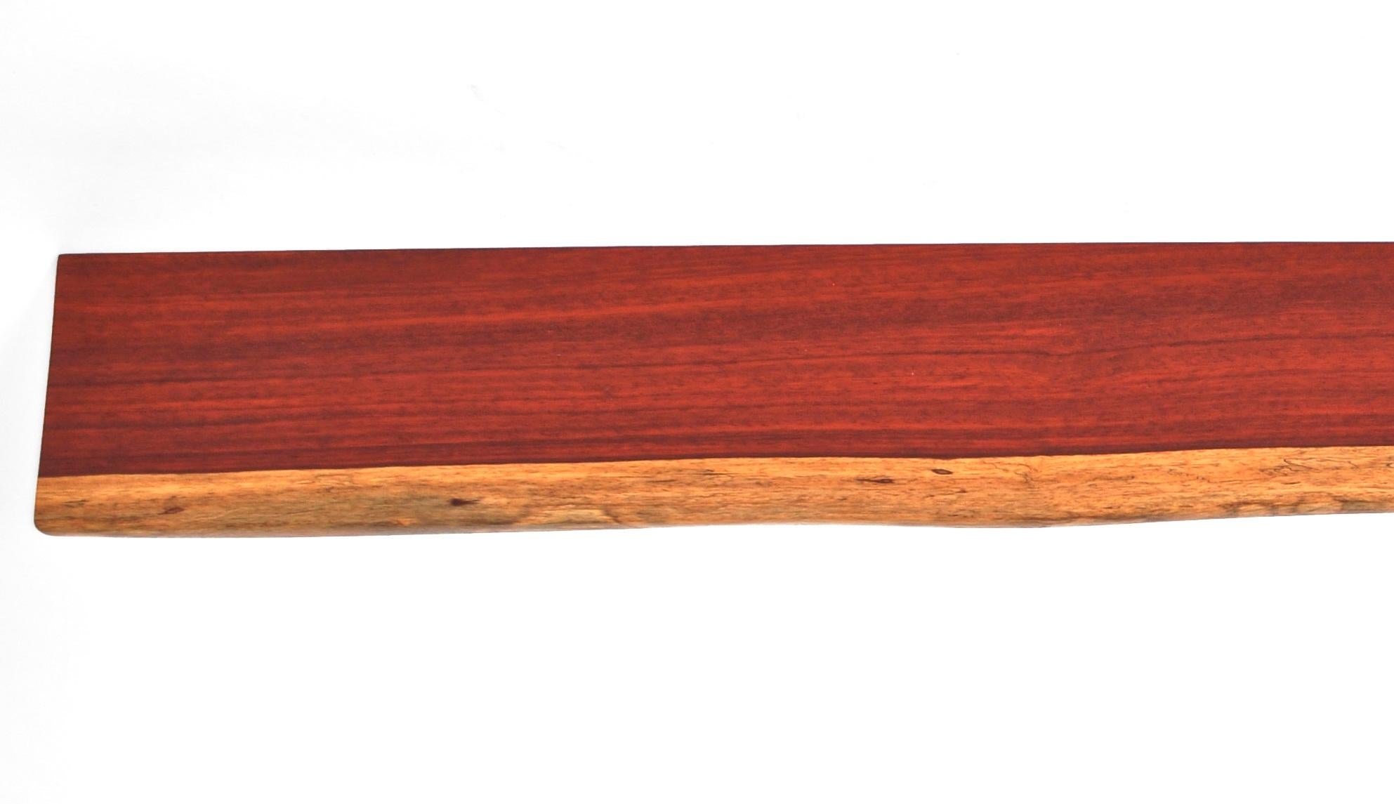 W1244 Estantería colgante de madera de Padouk de Jörg Pietschmann Alemán en venta