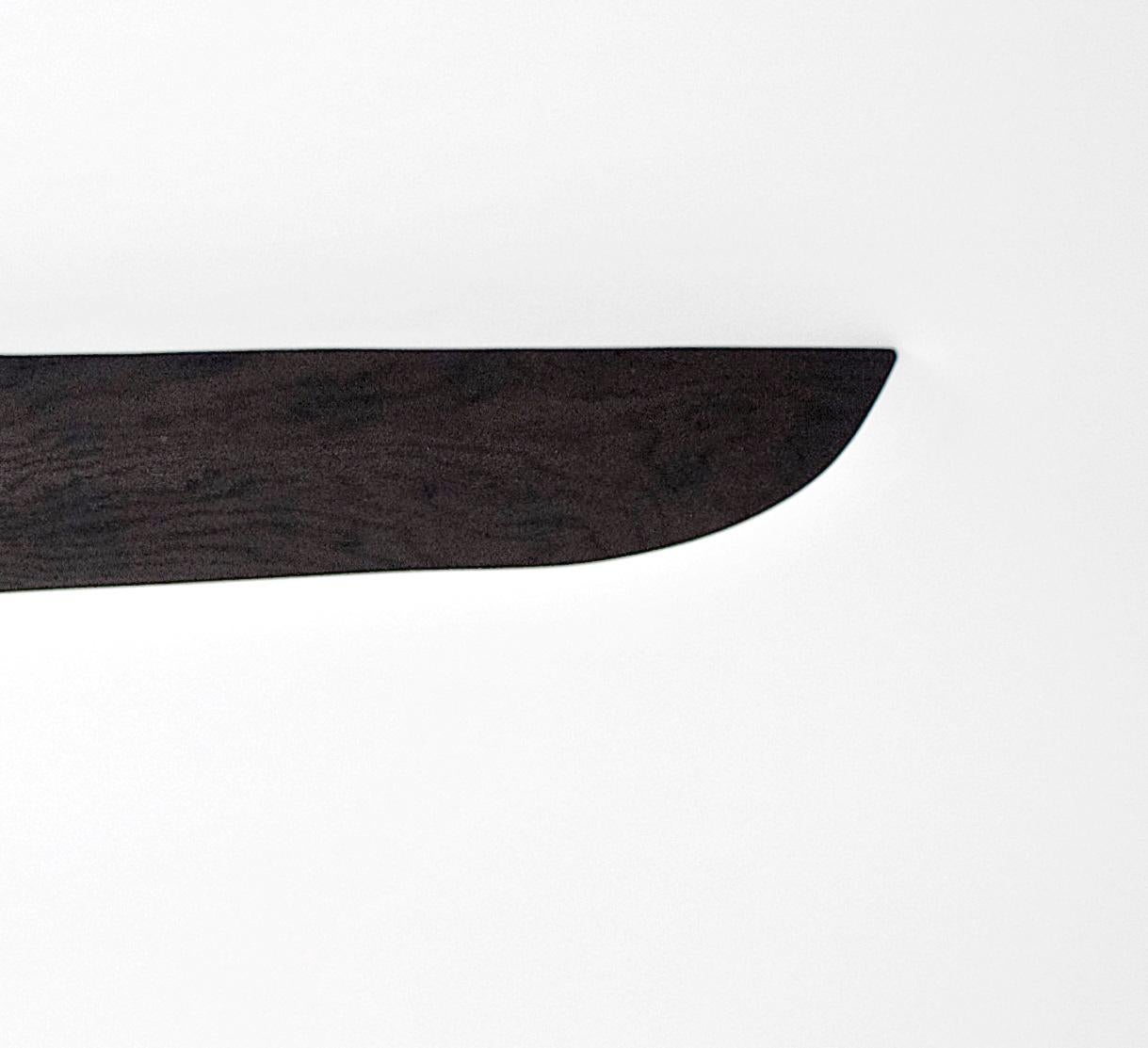 German W1275 Wall Hanging Shelf in Bog Oak Wood by Jörg Pietschmann For Sale
