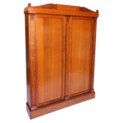 W1V period Golden oak 2 door cupboard 1830s