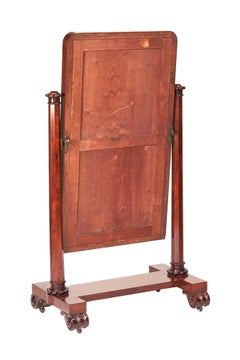W1V Period Mahogany Cheval Mirror
