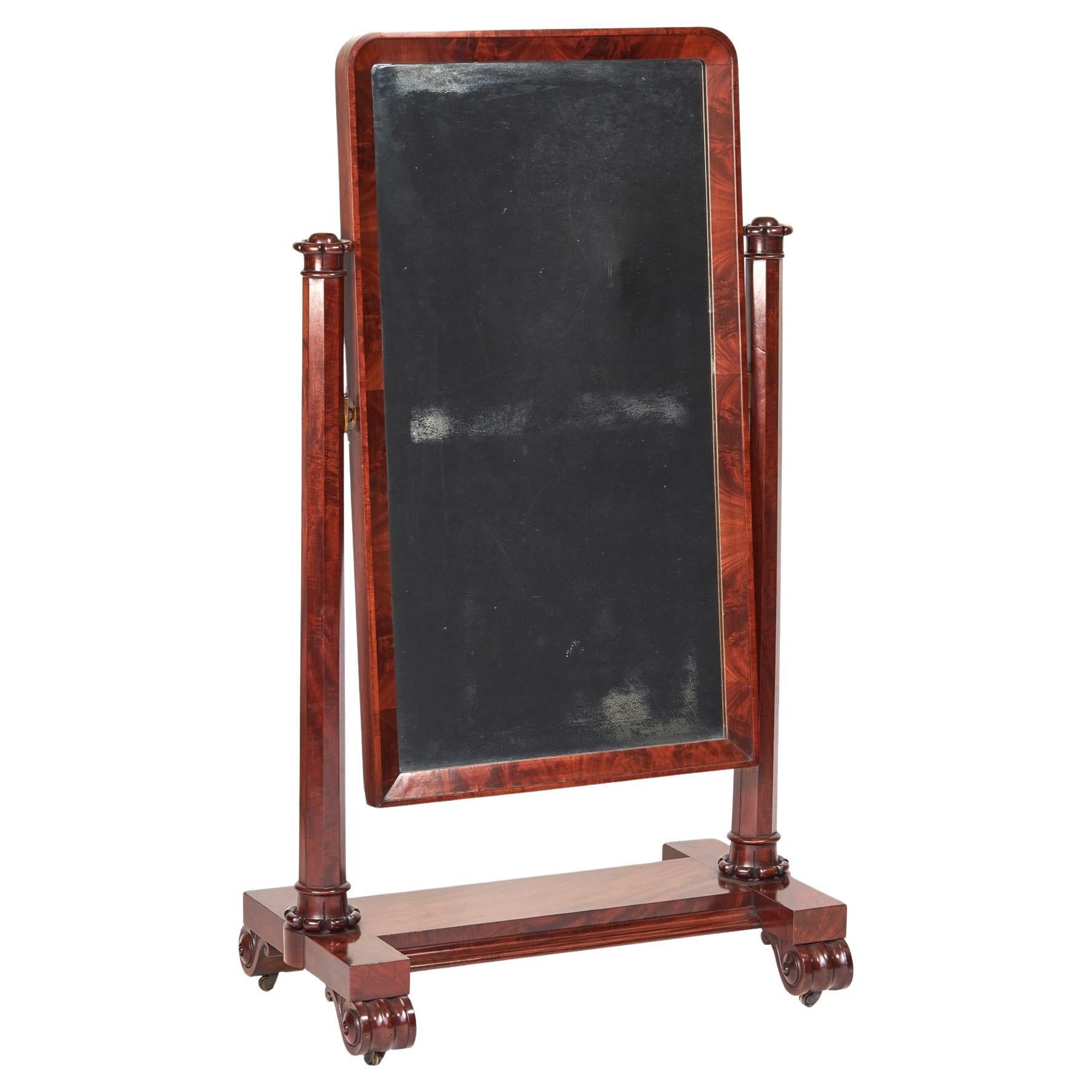 Can I hang a cheval mirror?