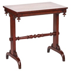 W1V Period Mahogany End Support Table