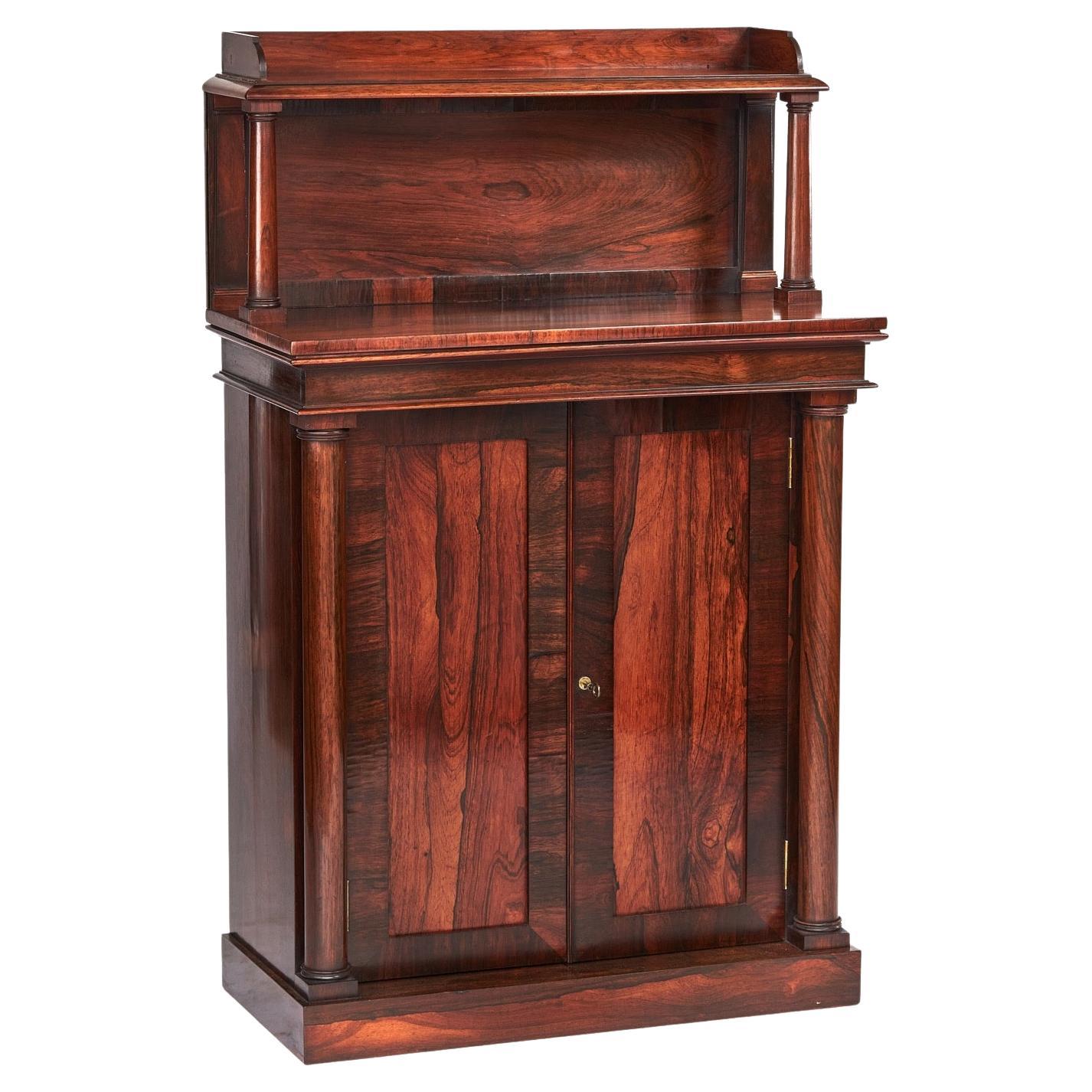 W1V Period Rosewood Chiffonier For Sale