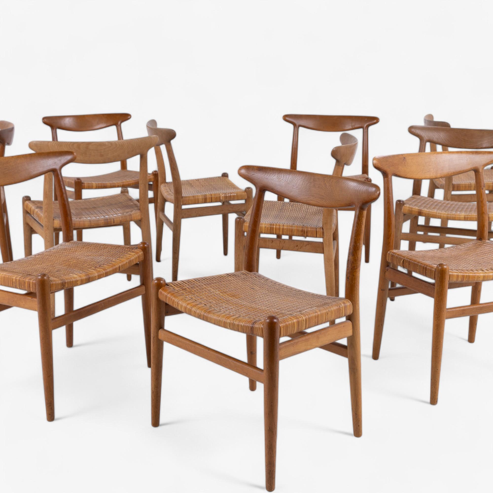 W2 - Sedia da pranzo di Hans J. Wegner in vendita 3