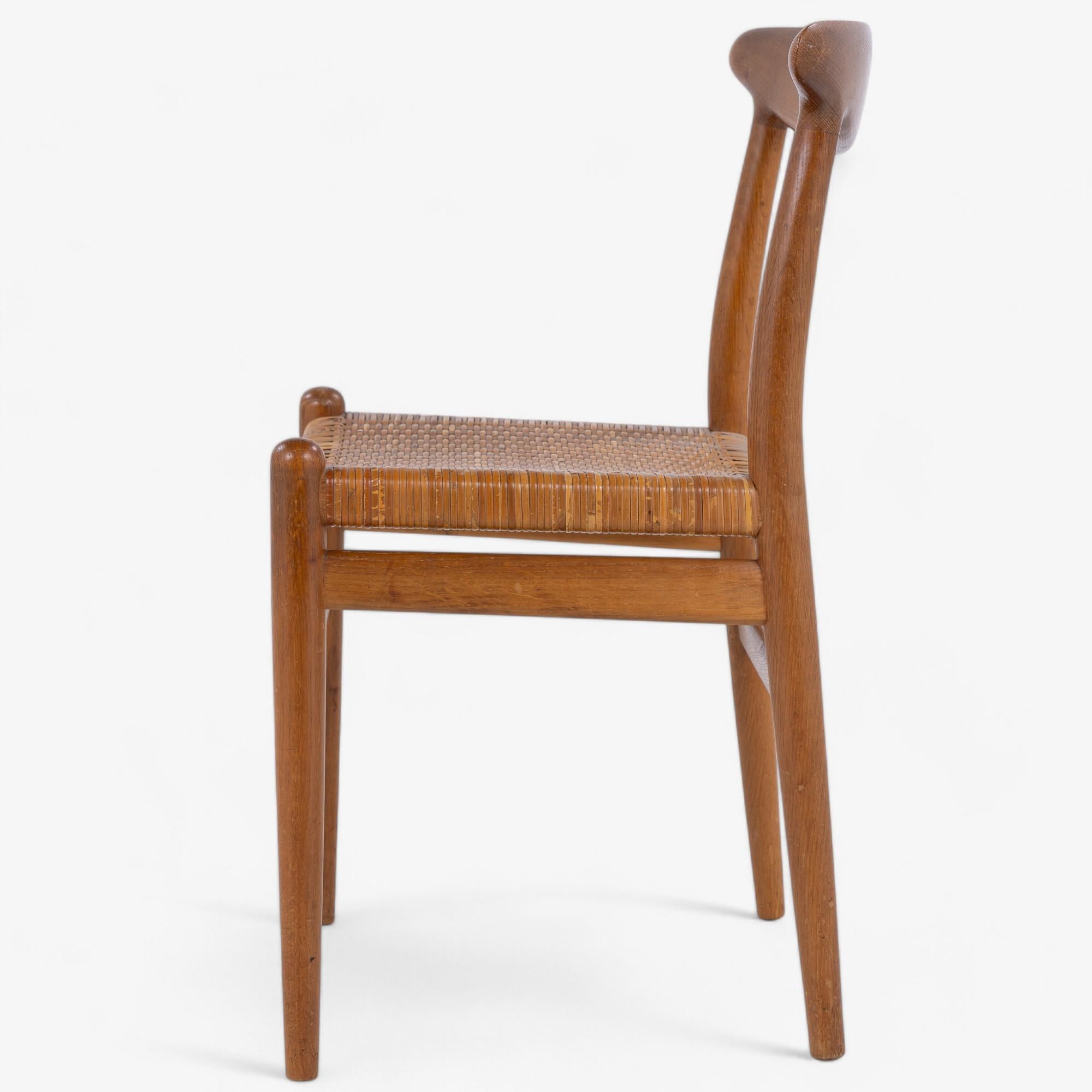 Vimini W2 - Sedia da pranzo di Hans J. Wegner in vendita