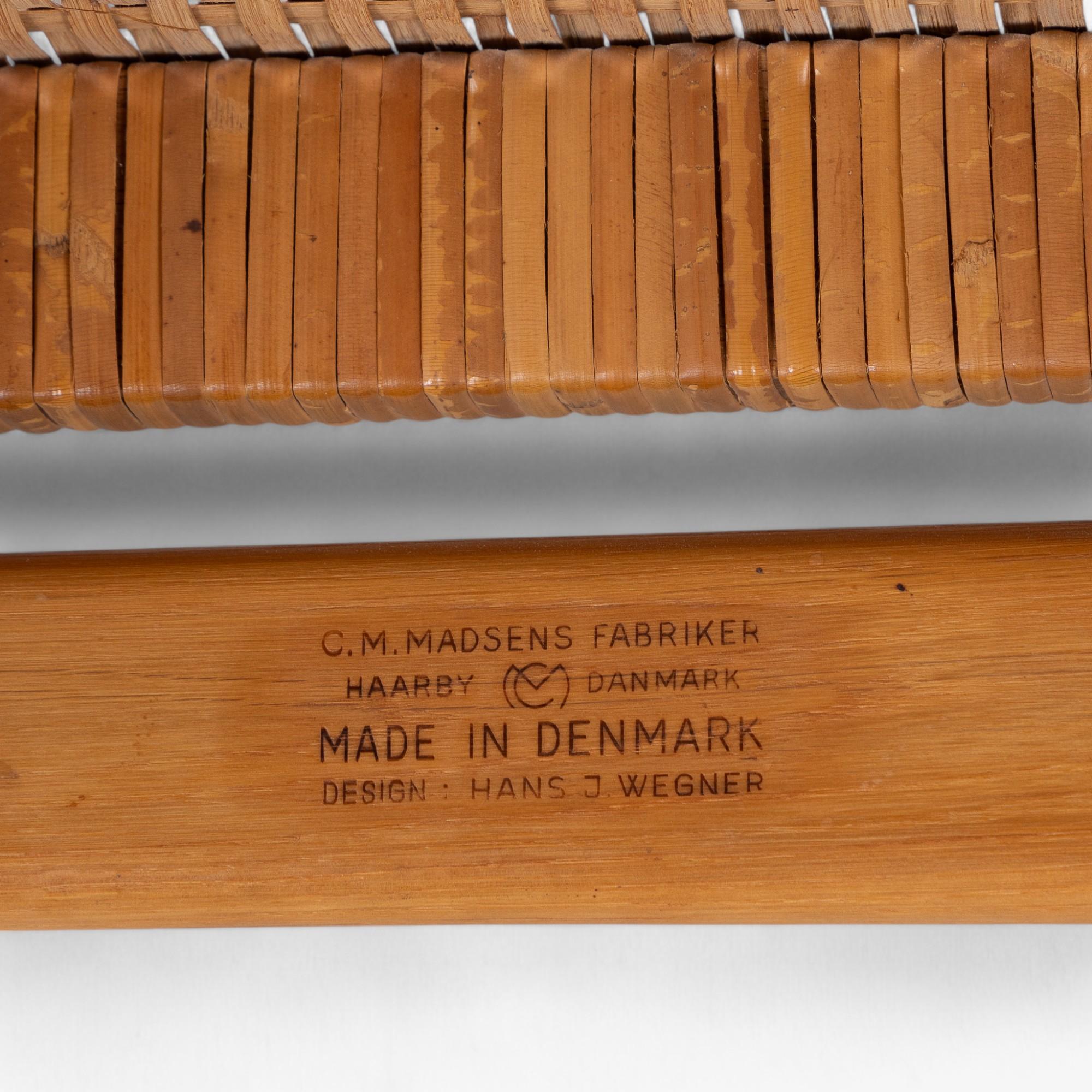 W2 - Sedia da pranzo di Hans J. Wegner in vendita 1