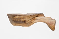 W2290 Wall Hanging Shelf in Natural Poplar Wood by Jörg Pietschmann